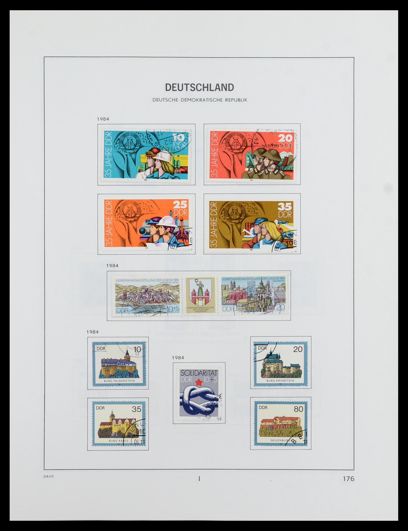 35827 190 - Stamp Collection 35827 Sovietzone and GDR 1945-1990.