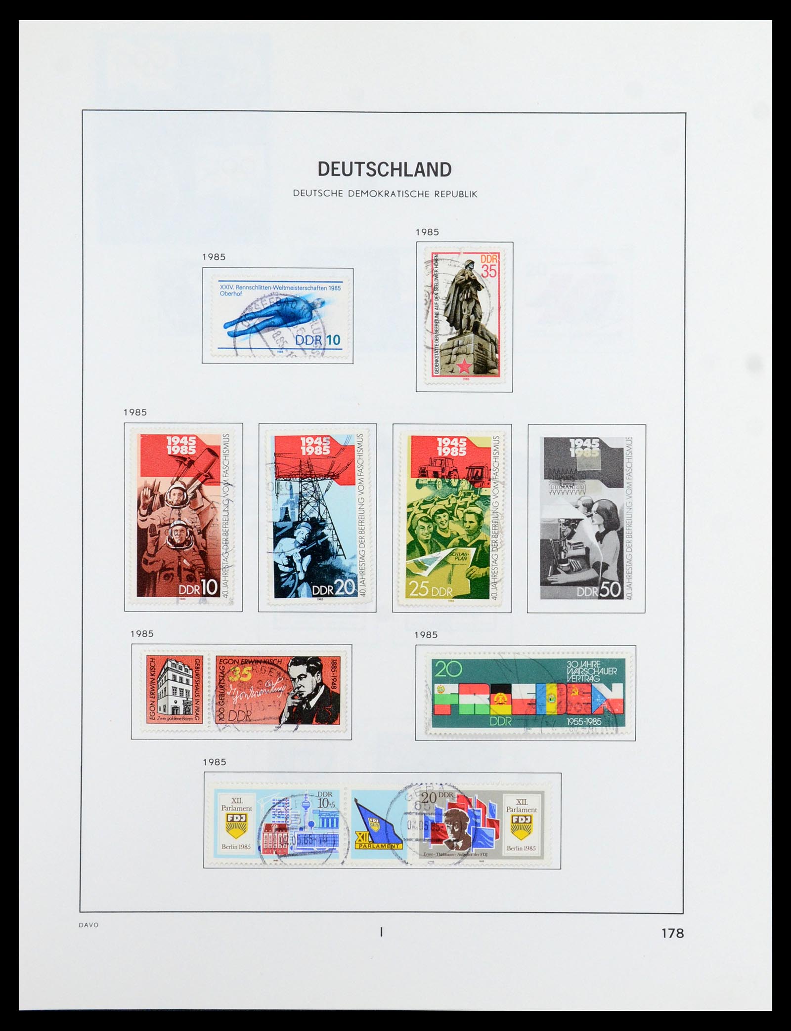 35827 192 - Stamp Collection 35827 Sovietzone and GDR 1945-1990.