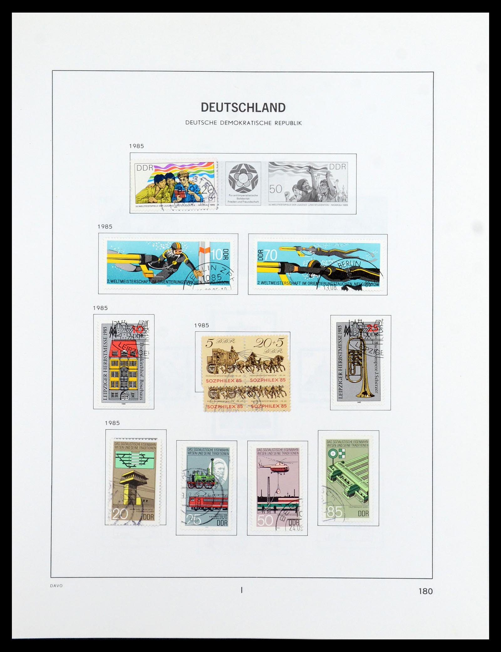35827 194 - Stamp Collection 35827 Sovietzone and GDR 1945-1990.