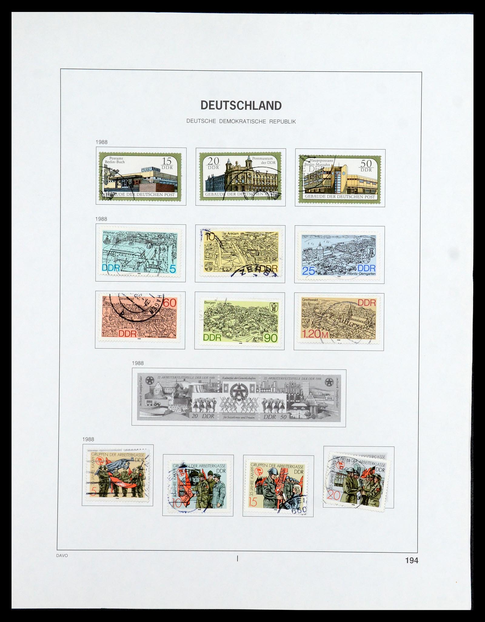 35827 208 - Stamp Collection 35827 Sovietzone and GDR 1945-1990.