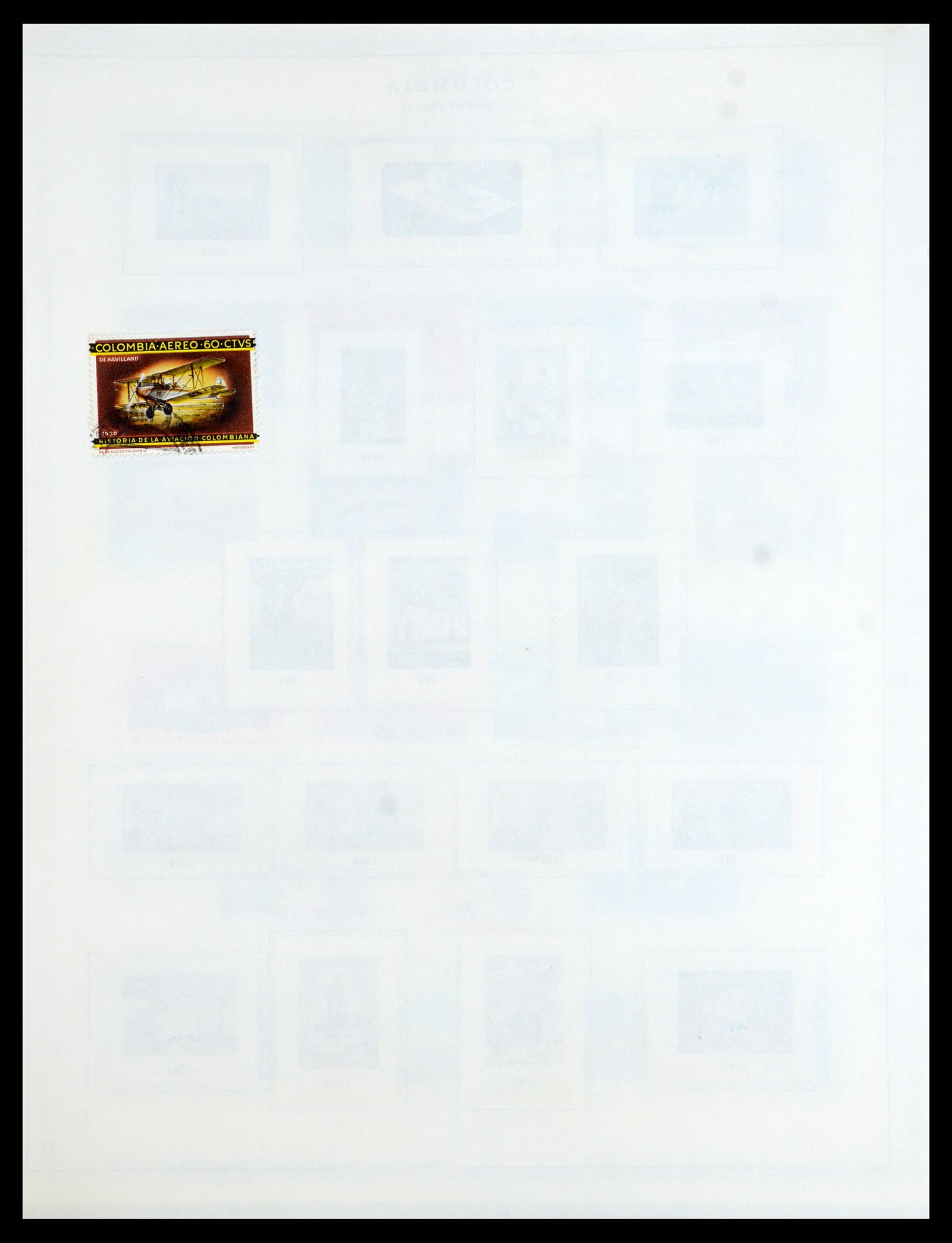 35828 062 - Postzegelverzameling 35828 Colombia en Staten 1859-1971.