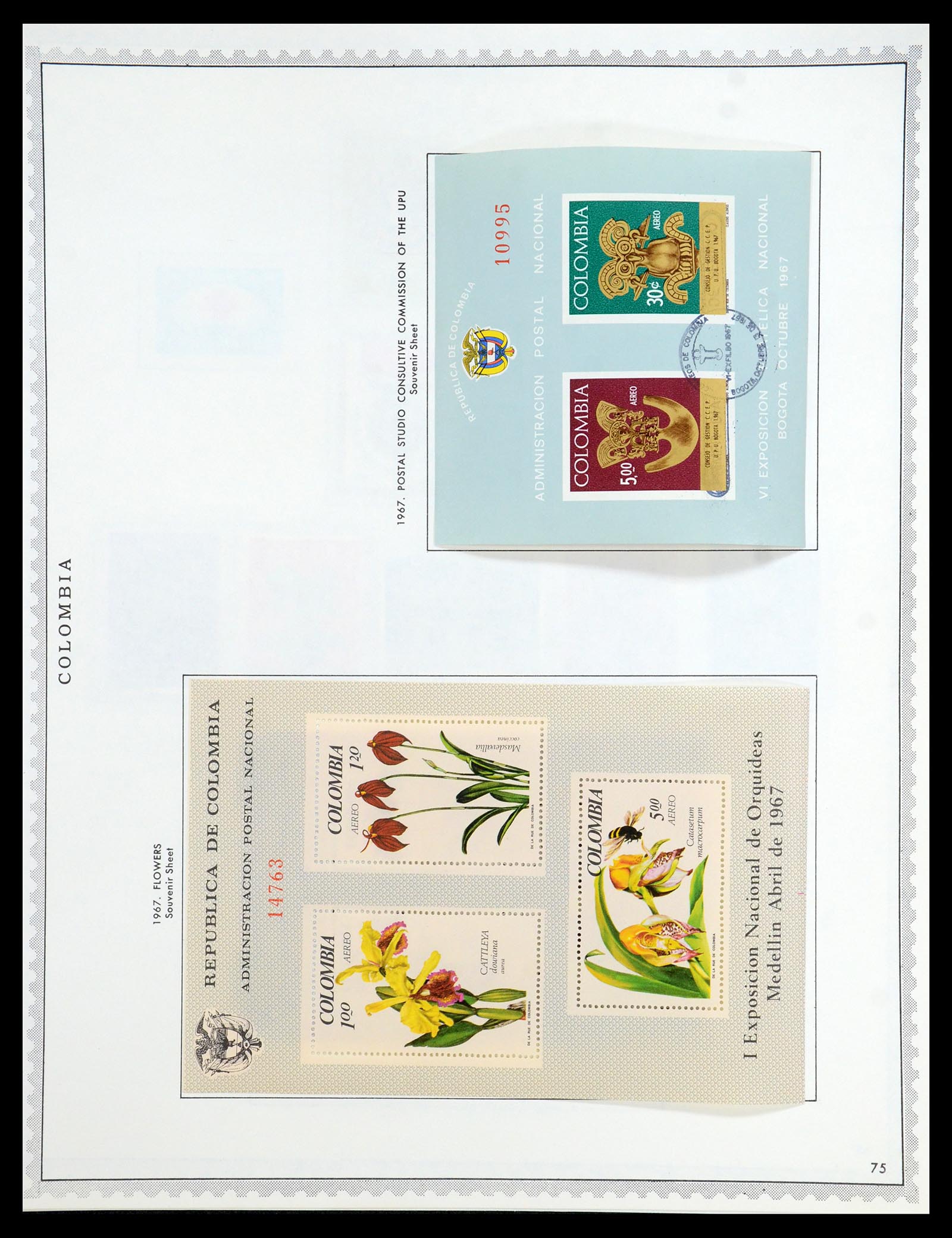 35828 065 - Postzegelverzameling 35828 Colombia en Staten 1859-1971.