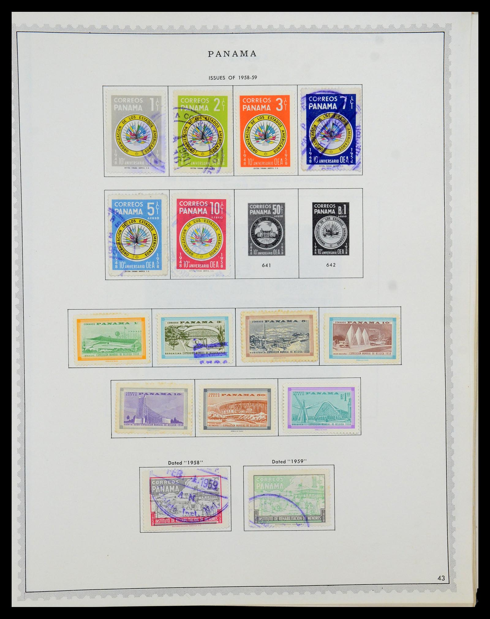 35829 034 - Postzegelverzameling 35829 België spoorweg 1879-1987.