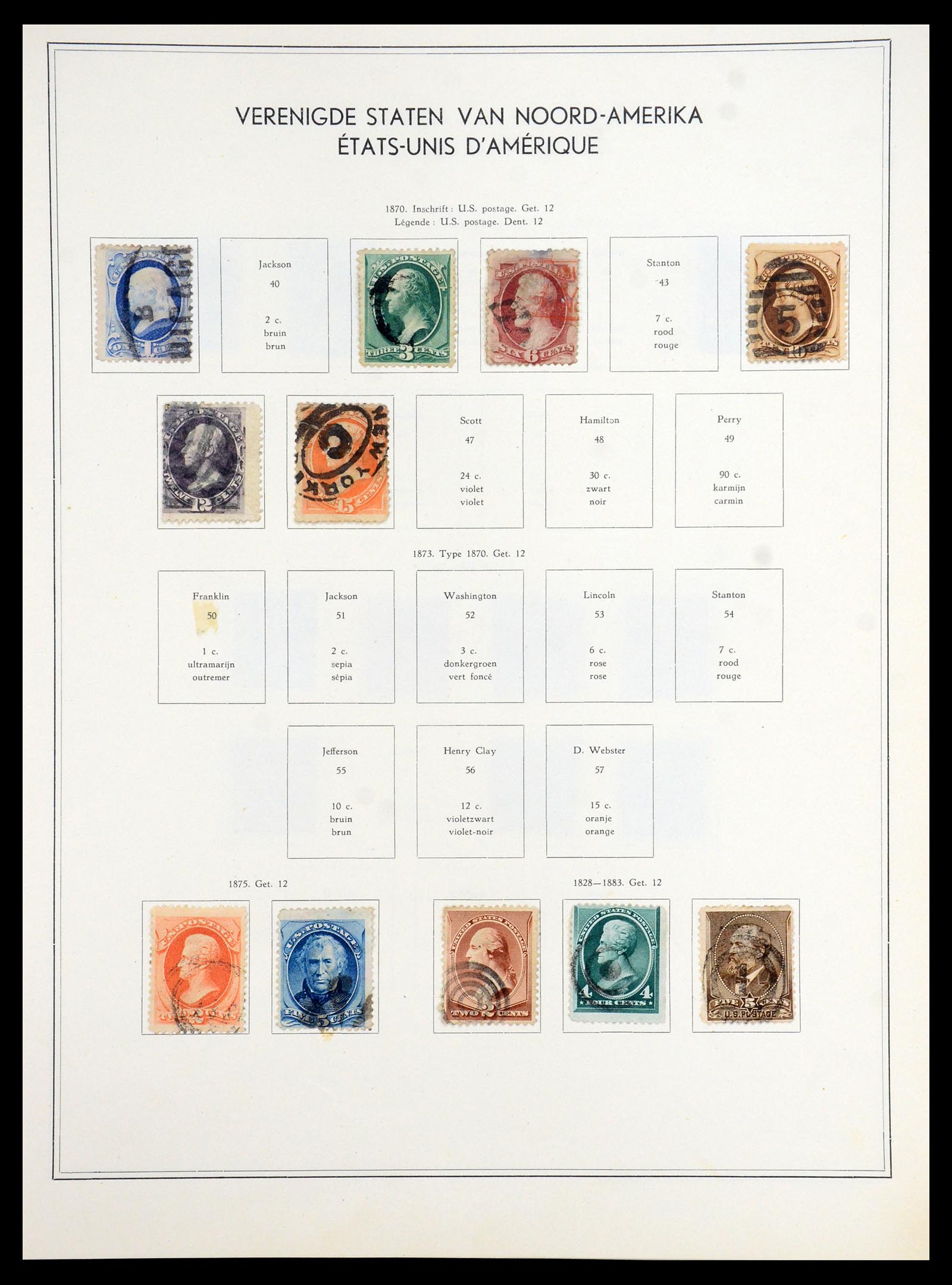 35831 003 - Postzegelverzameling 35831 USA 1857-1963.