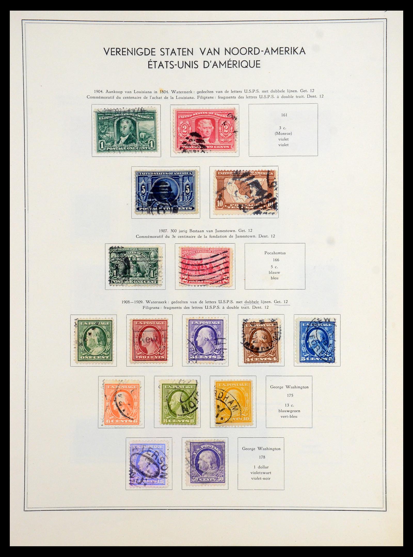35831 009 - Postzegelverzameling 35831 USA 1857-1963.