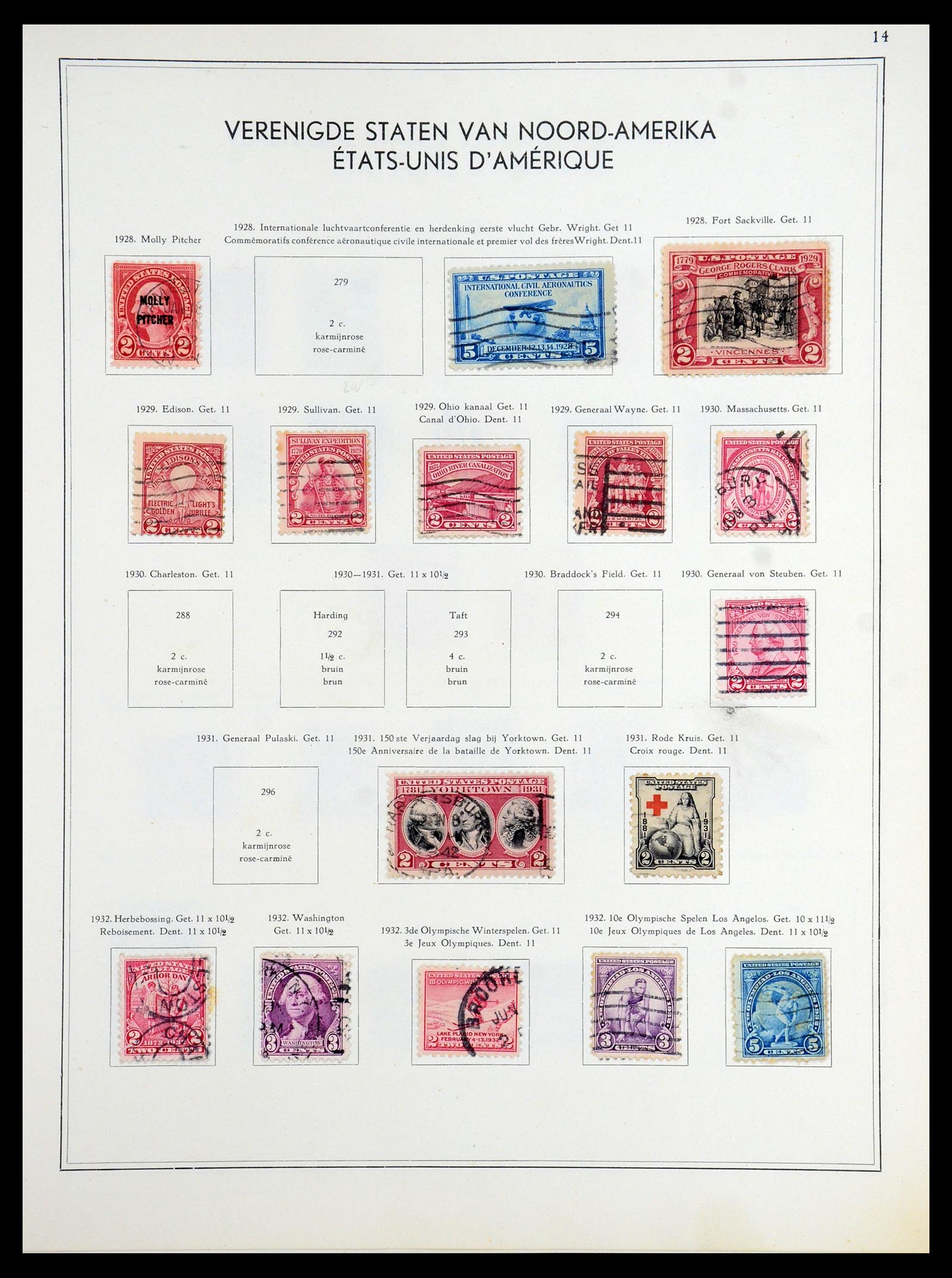 35831 014 - Postzegelverzameling 35831 USA 1857-1963.