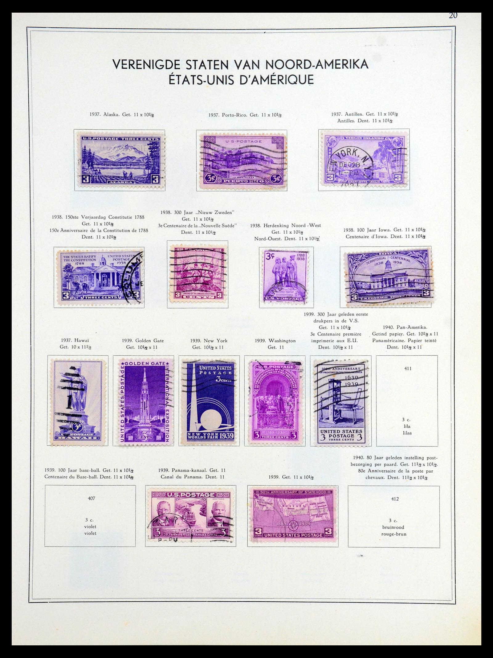 35831 020 - Postzegelverzameling 35831 USA 1857-1963.