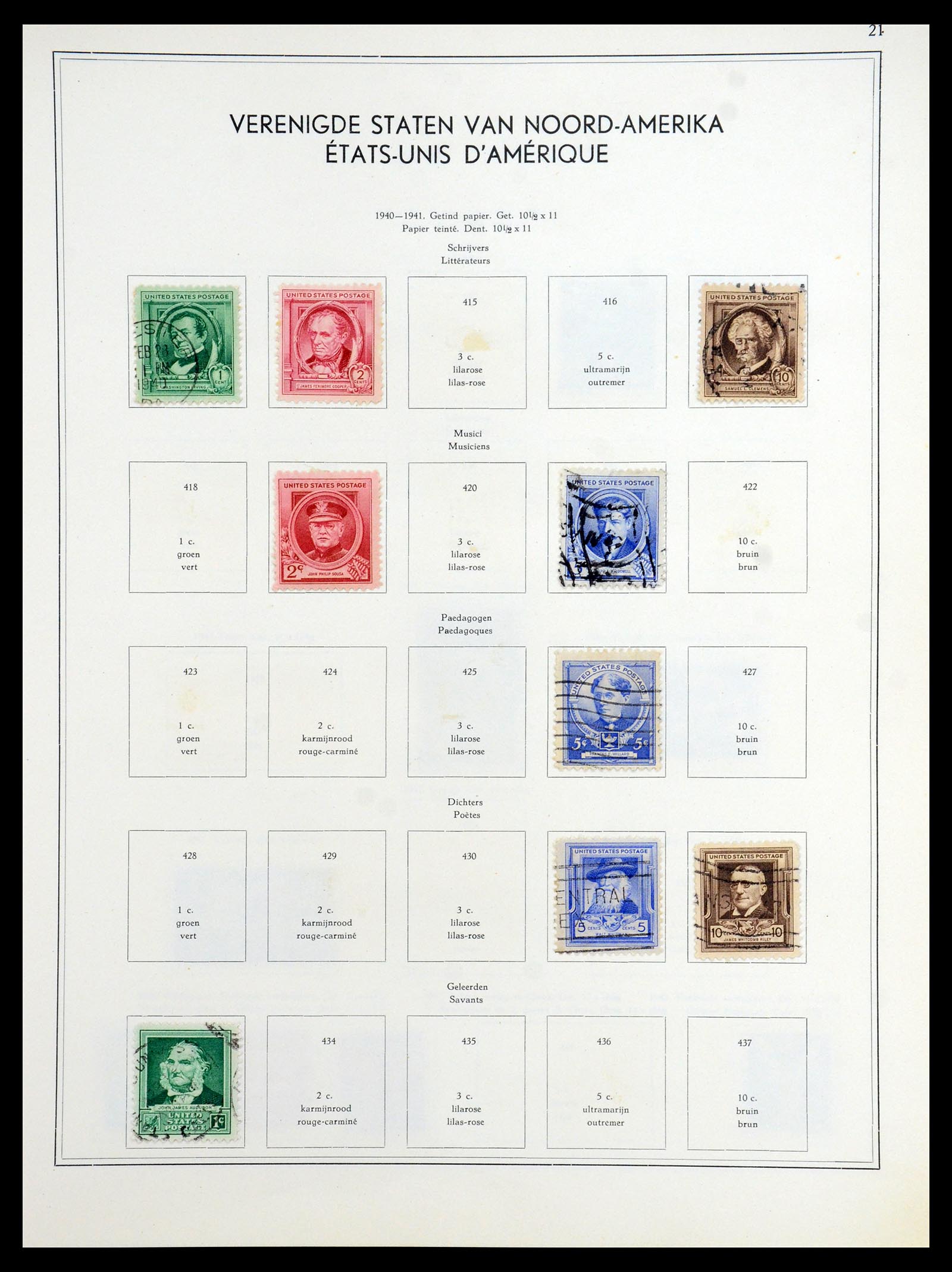 35831 021 - Stamp Collection 35831 USA 1857-1963.
