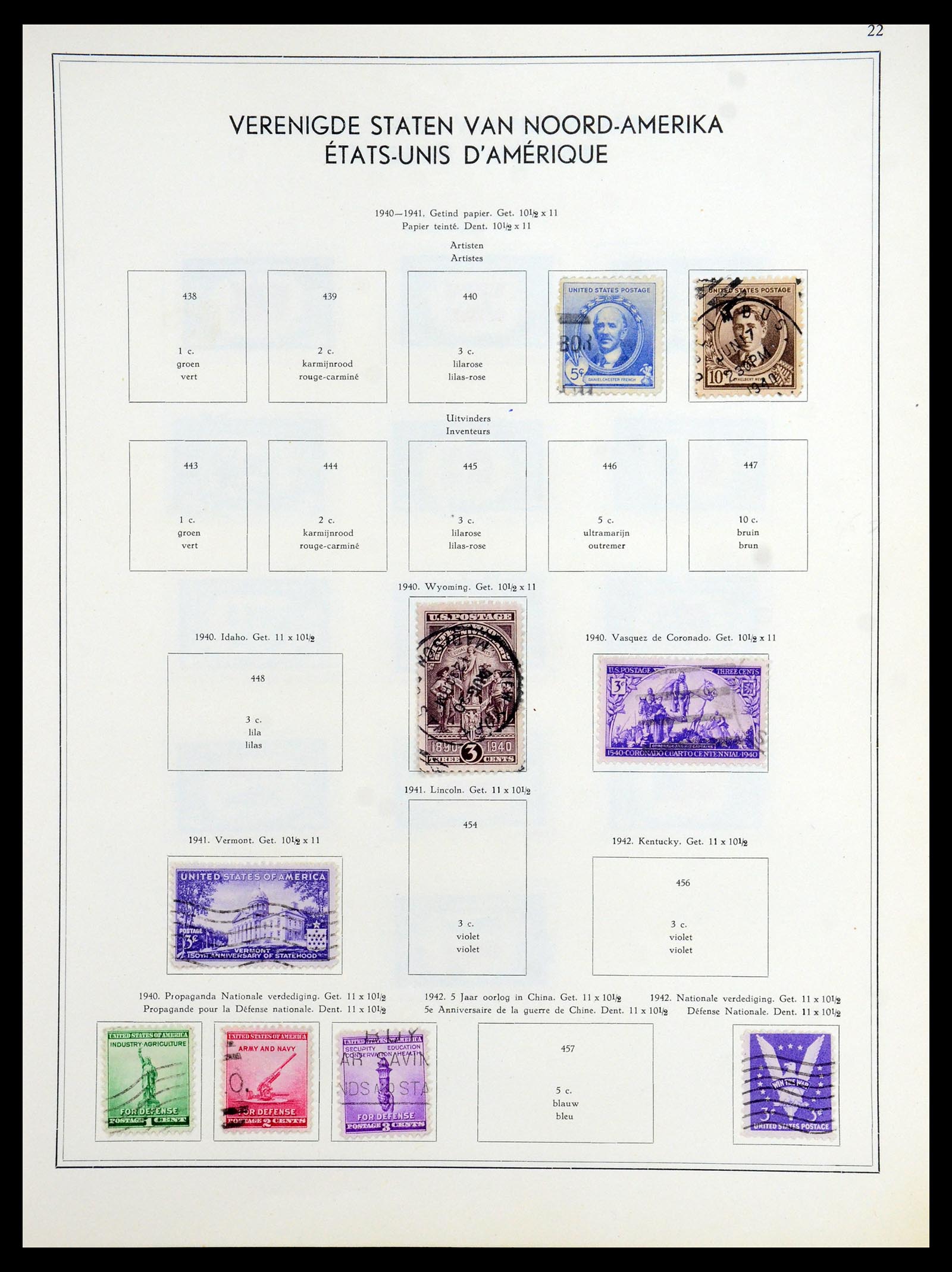35831 022 - Stamp Collection 35831 USA 1857-1963.