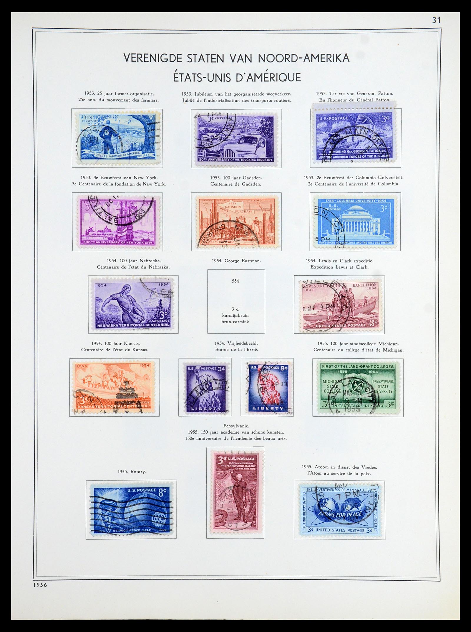 35831 031 - Stamp Collection 35831 USA 1857-1963.