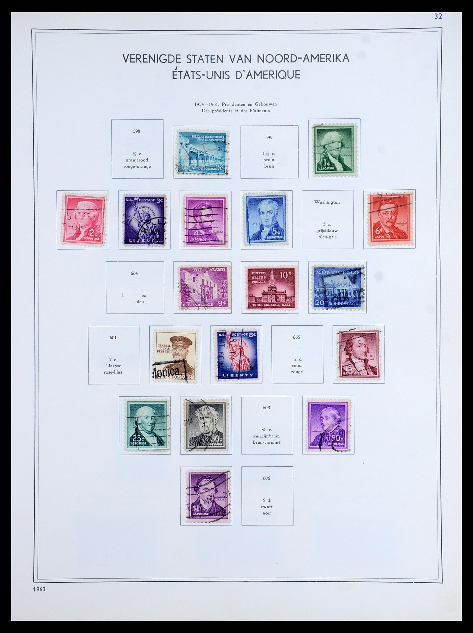 35831 032 - Stamp Collection 35831 USA 1857-1963.