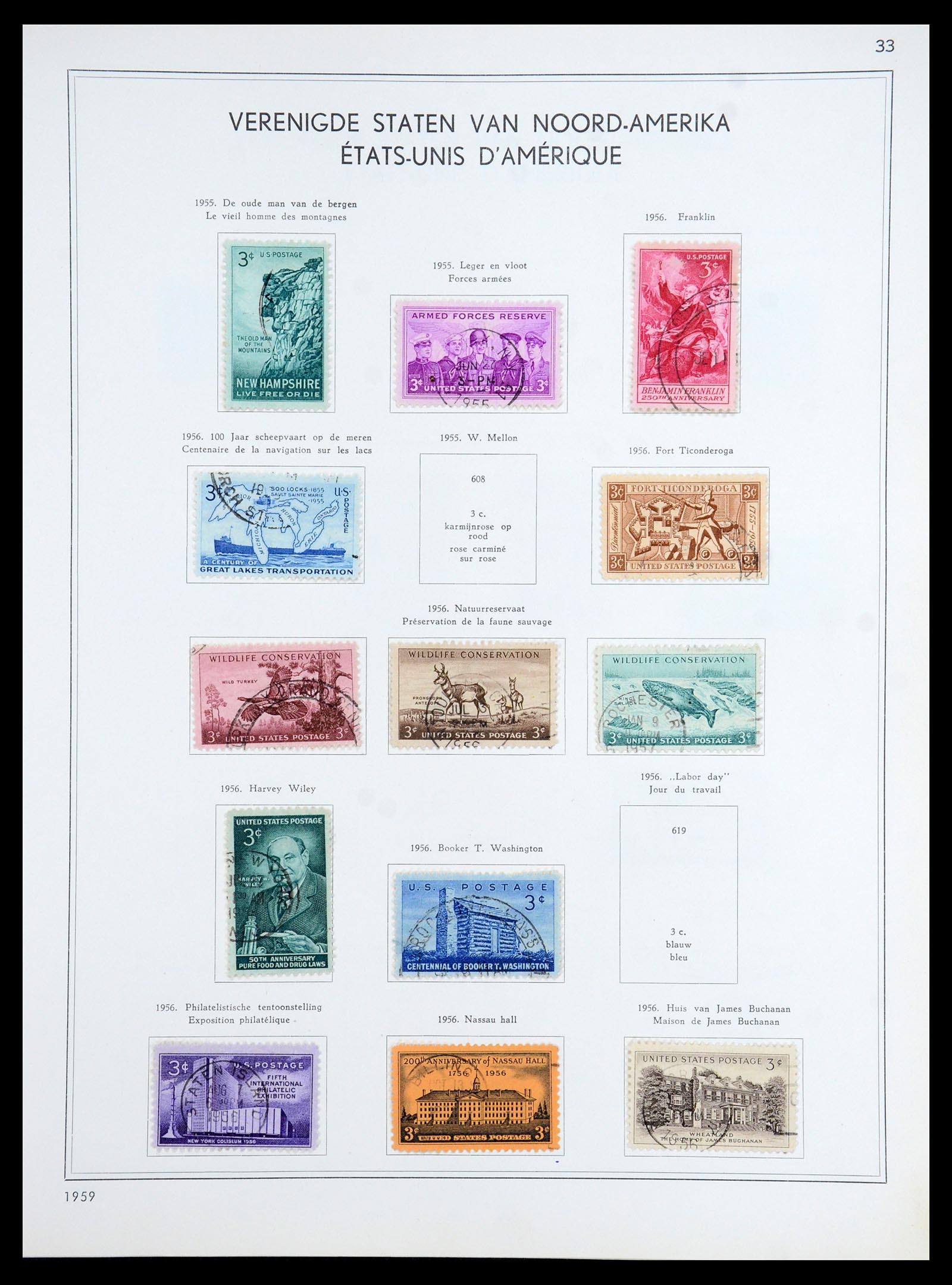 35831 033 - Stamp Collection 35831 USA 1857-1963.