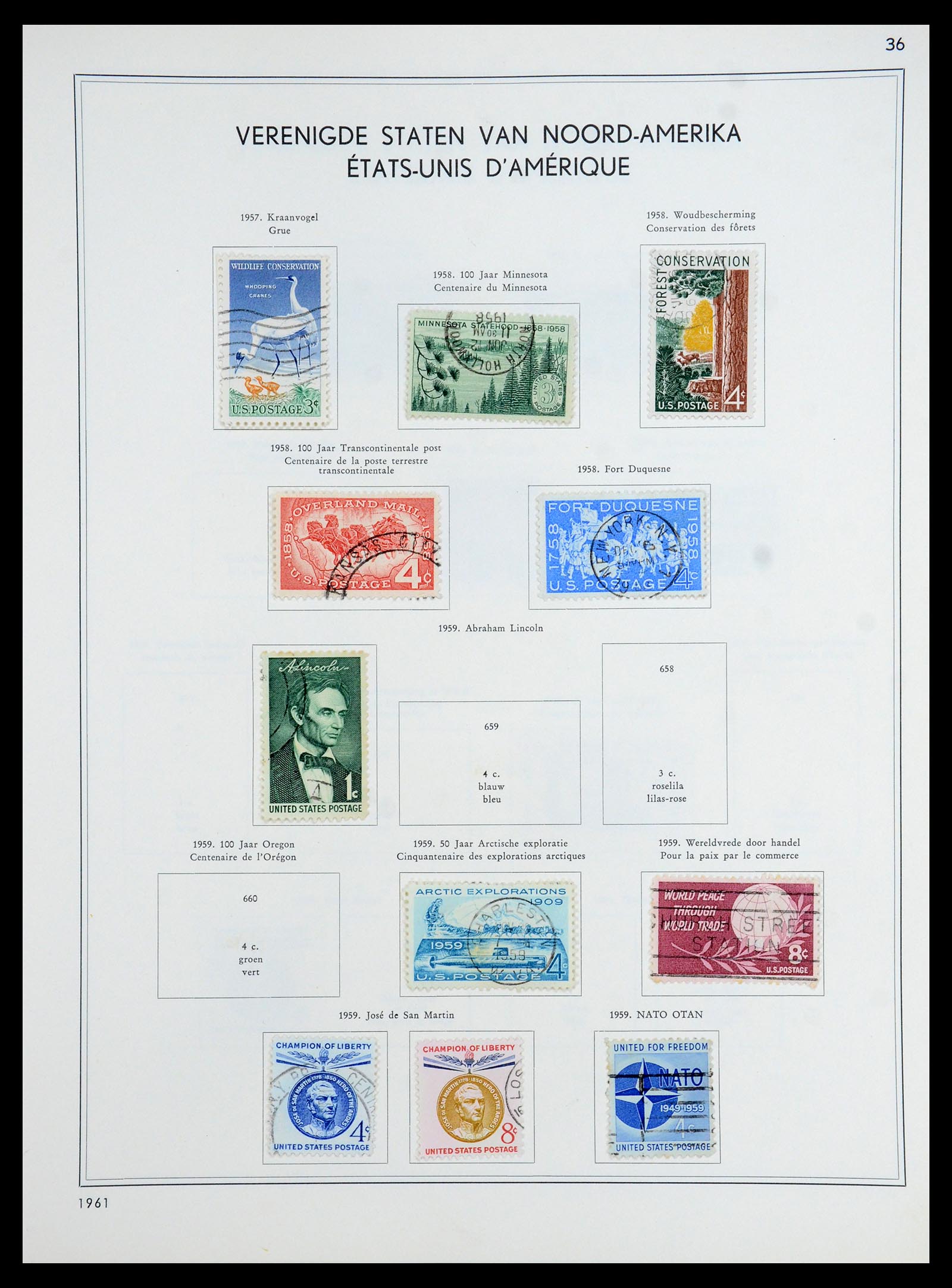 35831 036 - Stamp Collection 35831 USA 1857-1963.