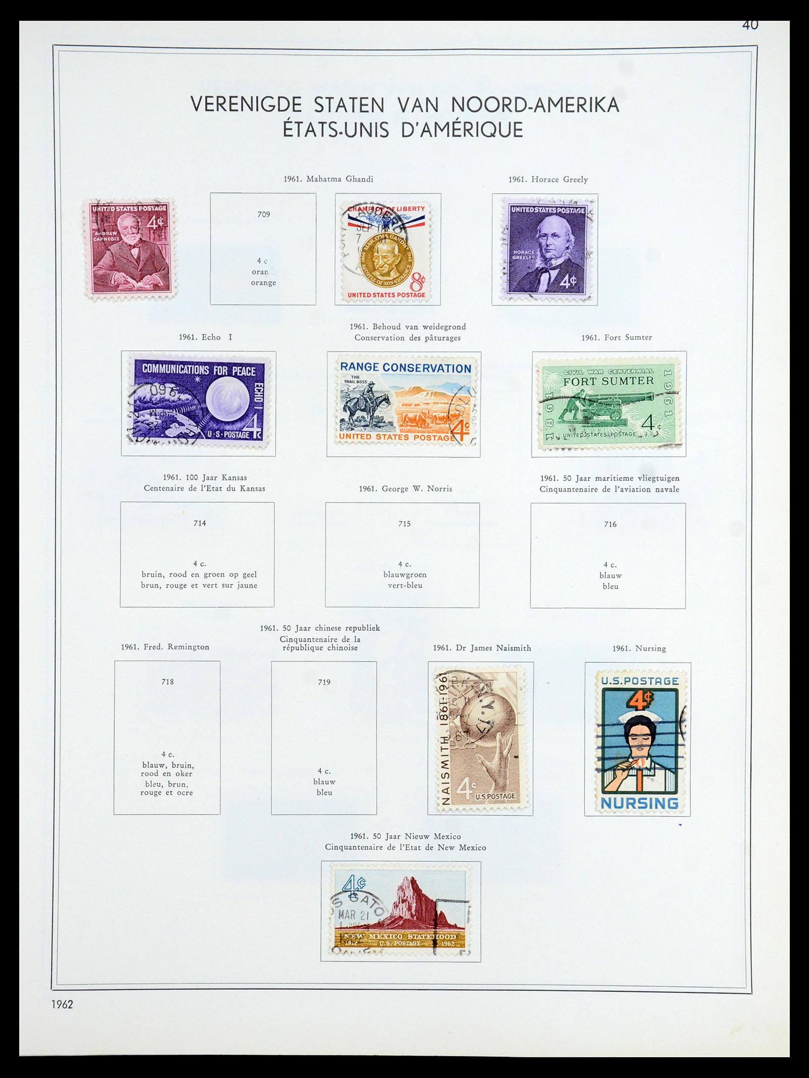 35831 040 - Stamp Collection 35831 USA 1857-1963.