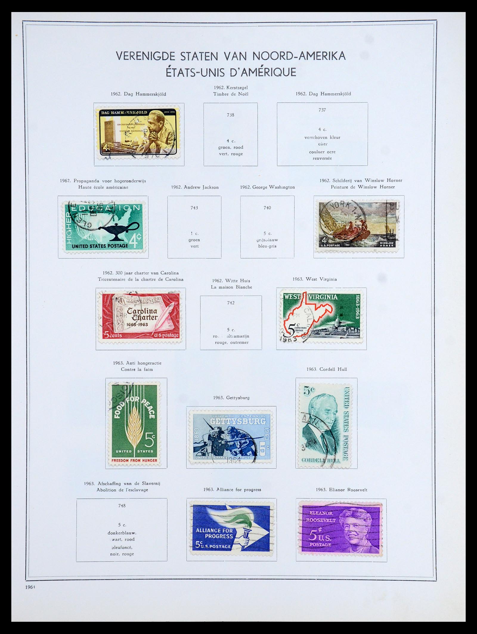 35831 042 - Stamp Collection 35831 USA 1857-1963.