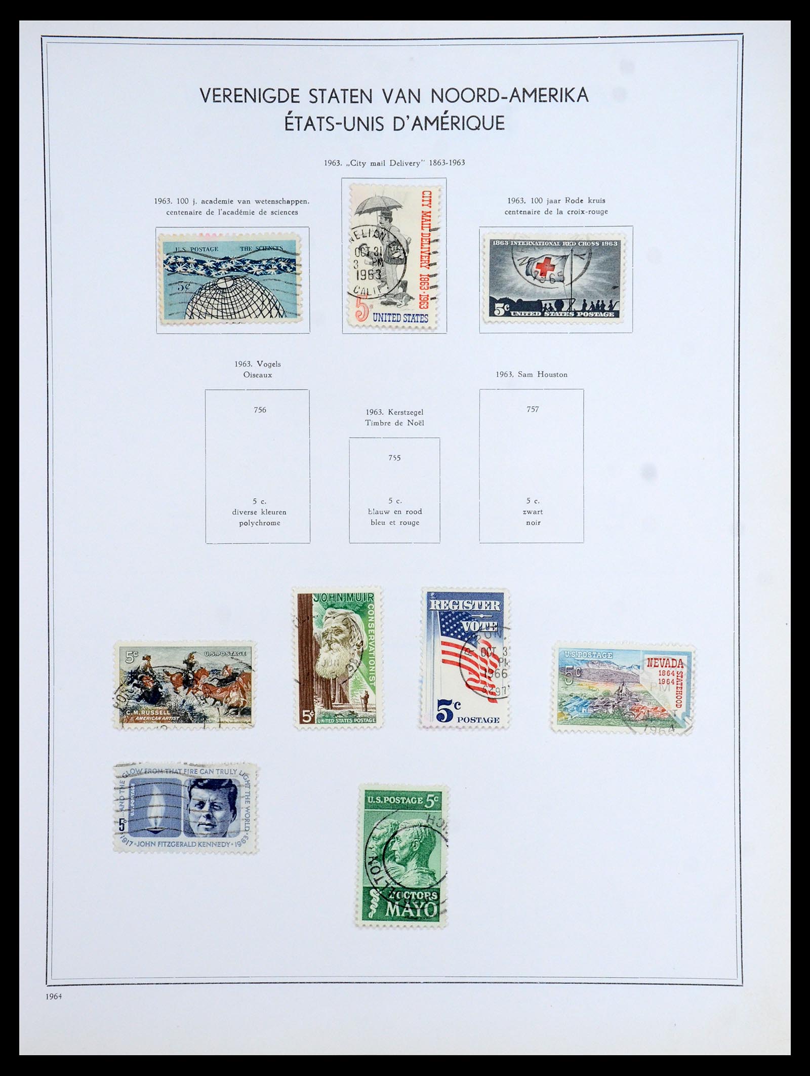 35831 043 - Stamp Collection 35831 USA 1857-1963.