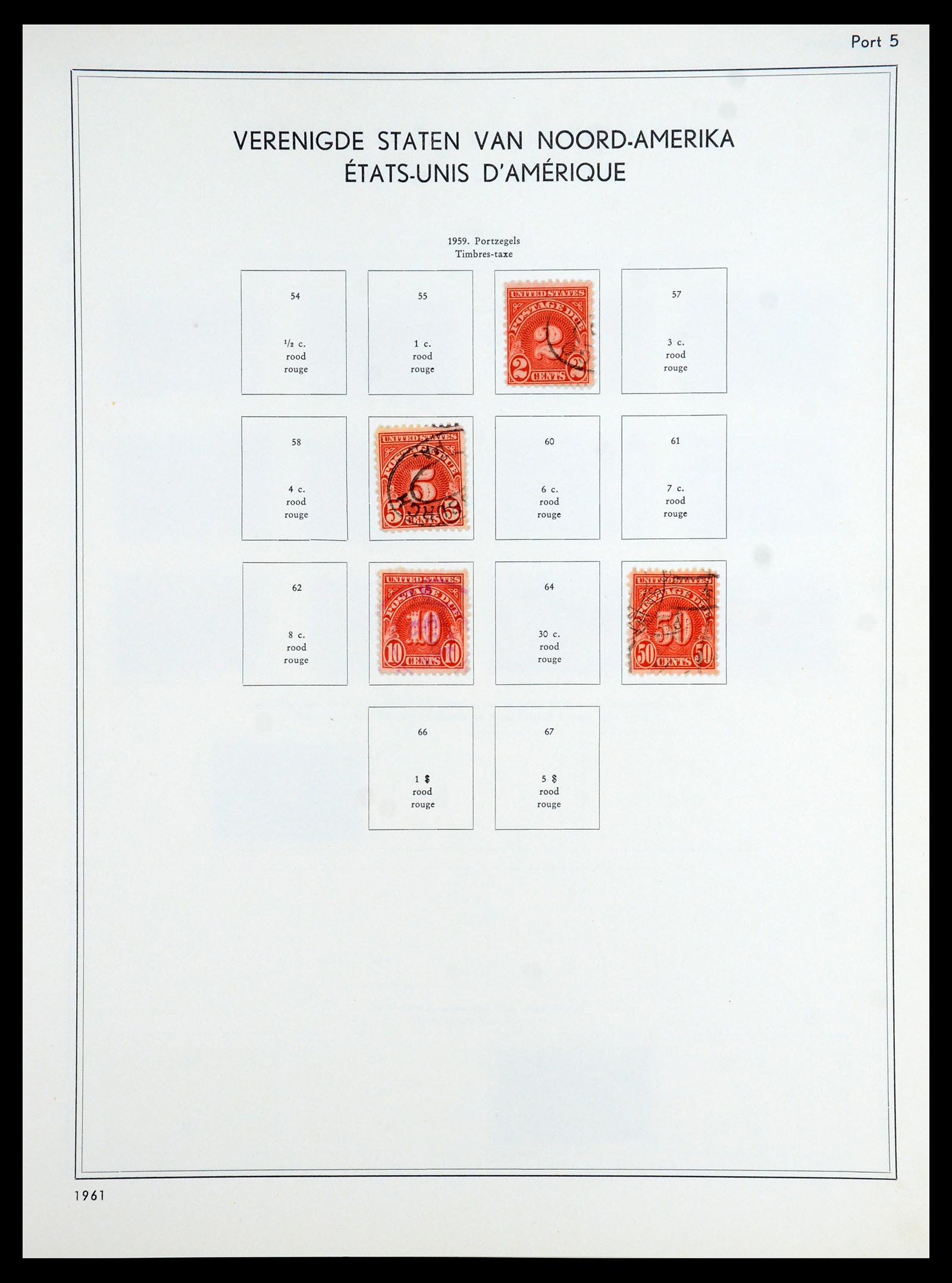 35831 059 - Stamp Collection 35831 USA 1857-1963.