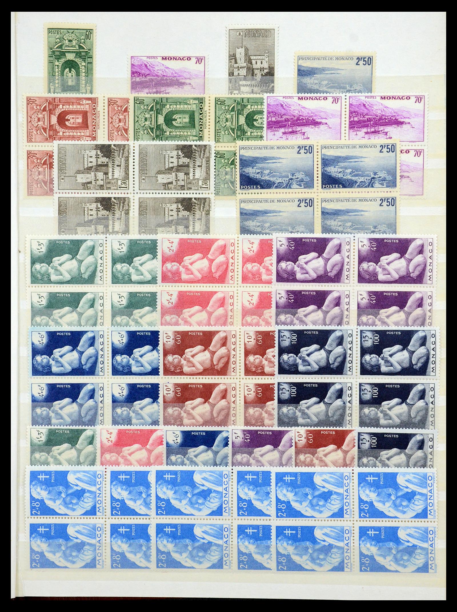 35834 001 - Postzegelverzameling 35834 Monaco 1940-1981.
