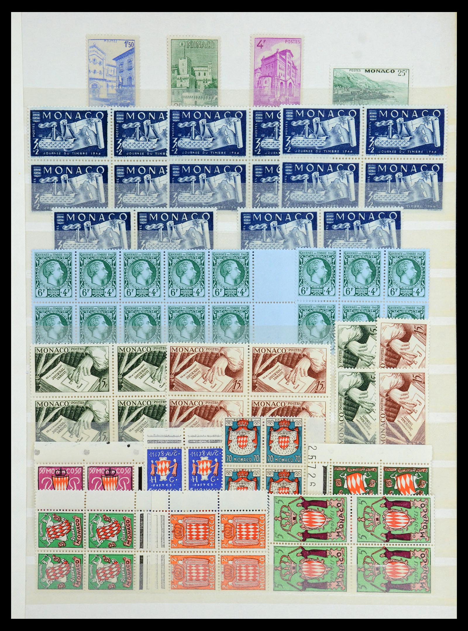 35834 003 - Stamp Collection 35834 Monaco 1940-1981.