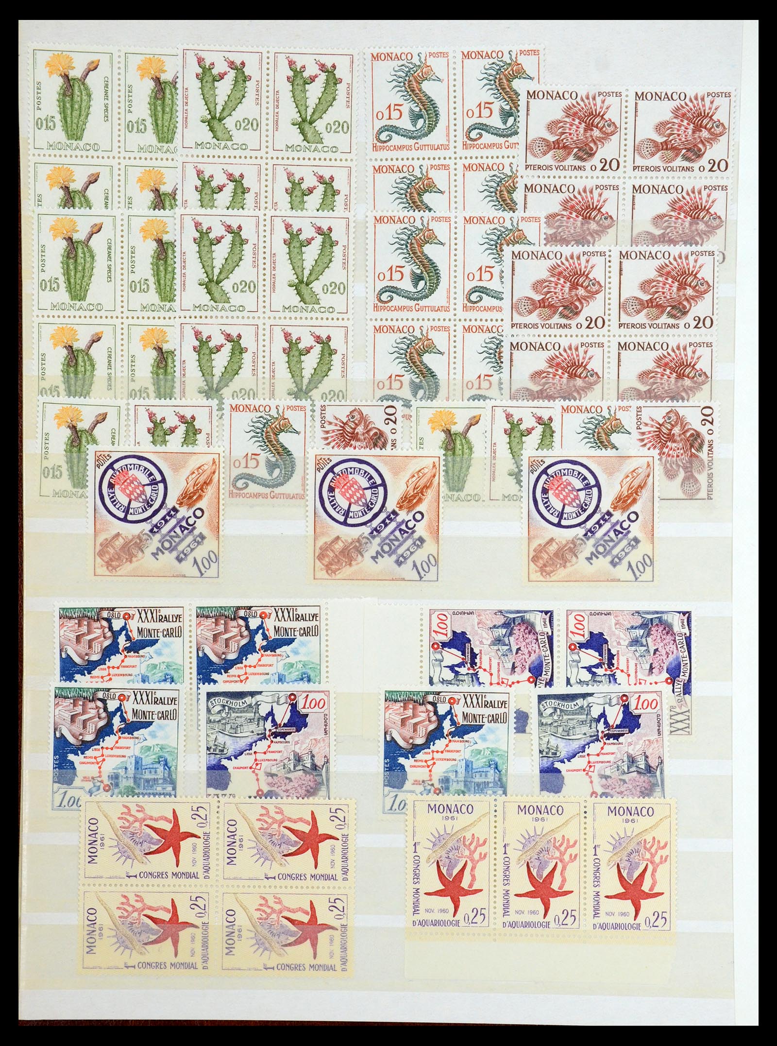 35834 006 - Stamp Collection 35834 Monaco 1940-1981.