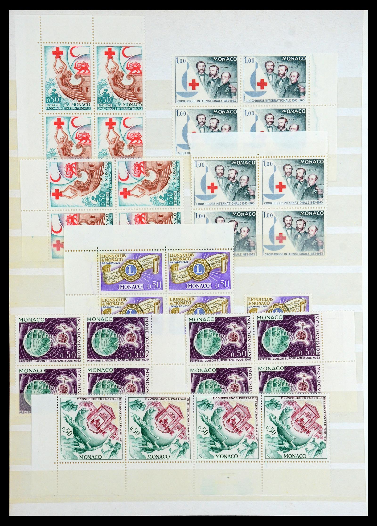 35834 010 - Postzegelverzameling 35834 Monaco 1940-1981.