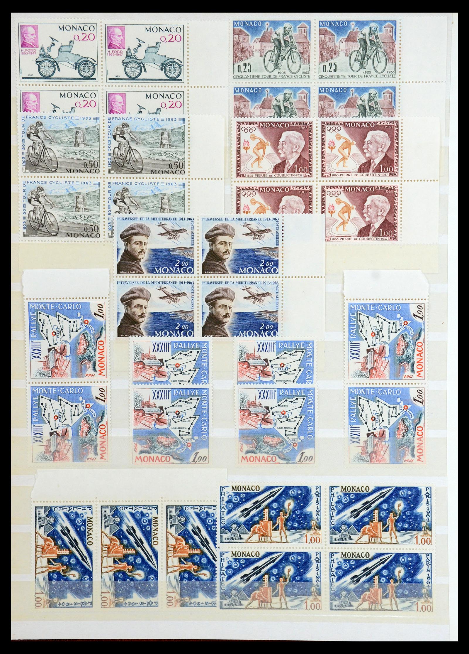 35834 012 - Postzegelverzameling 35834 Monaco 1940-1981.