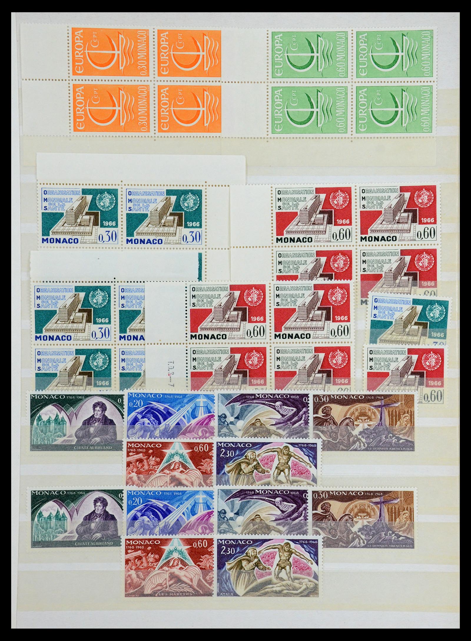 35834 015 - Stamp Collection 35834 Monaco 1940-1981.