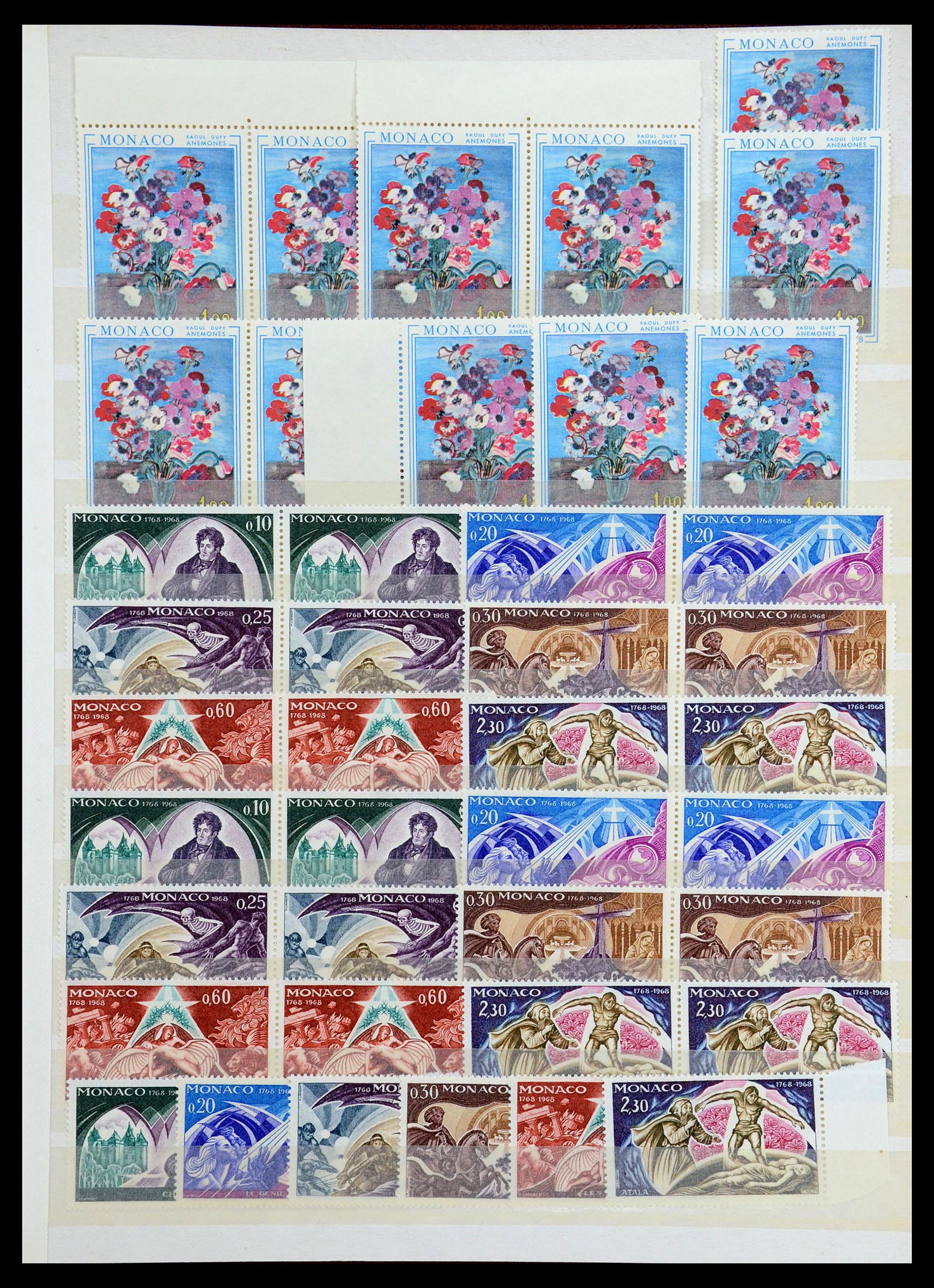 35834 017 - Postzegelverzameling 35834 Monaco 1940-1981.