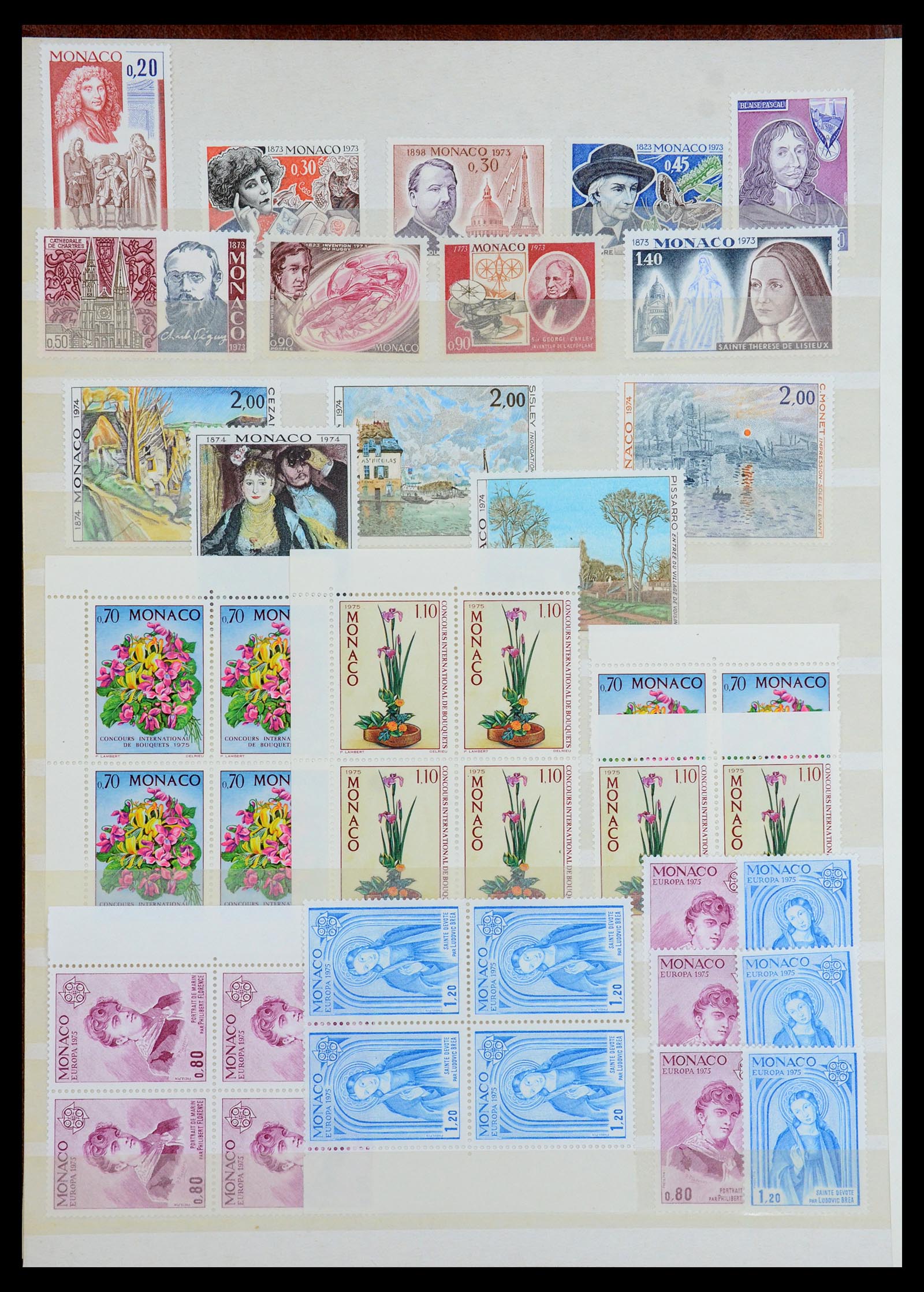 35834 022 - Postzegelverzameling 35834 Monaco 1940-1981.