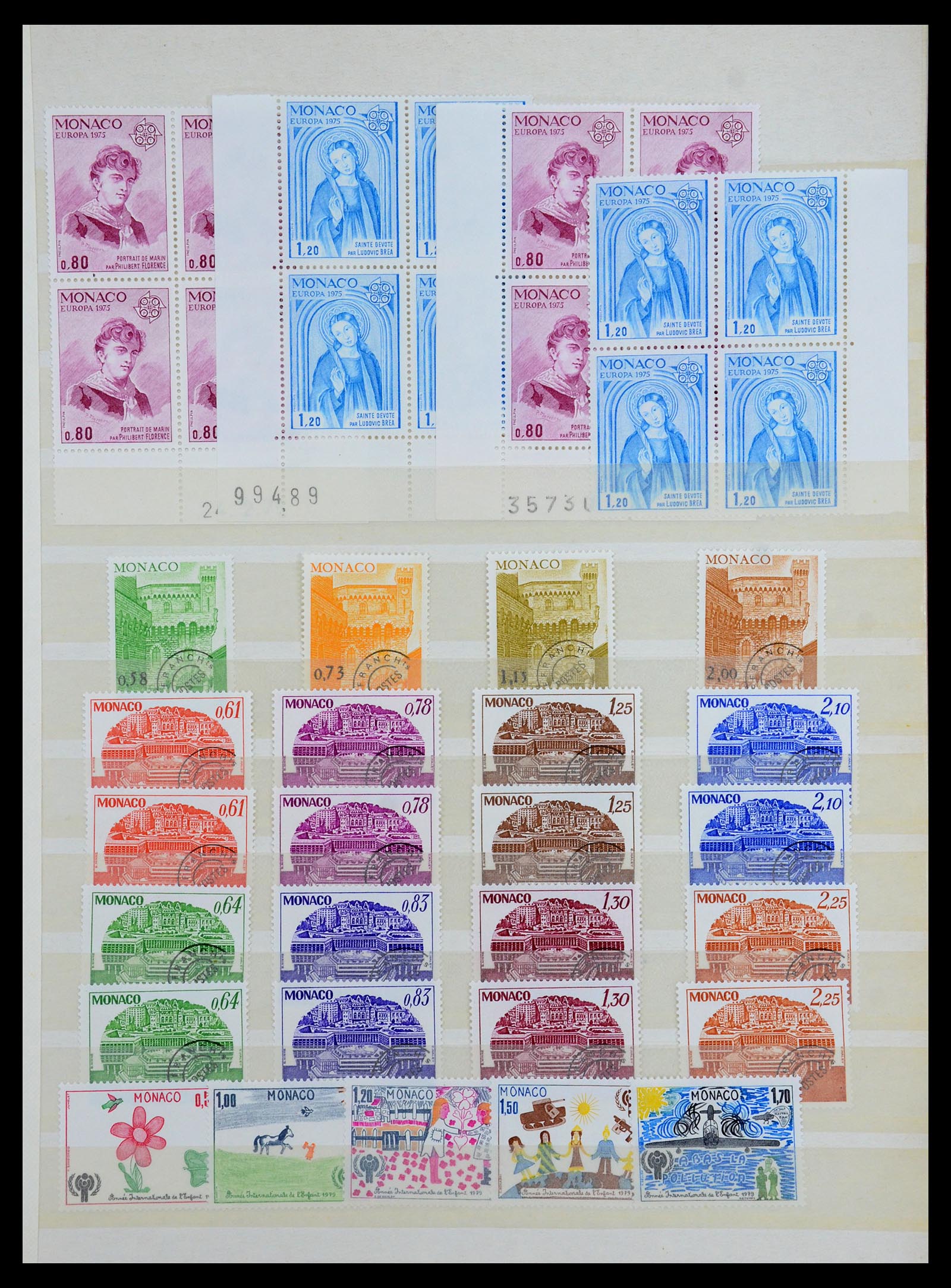 35834 023 - Stamp Collection 35834 Monaco 1940-1981.