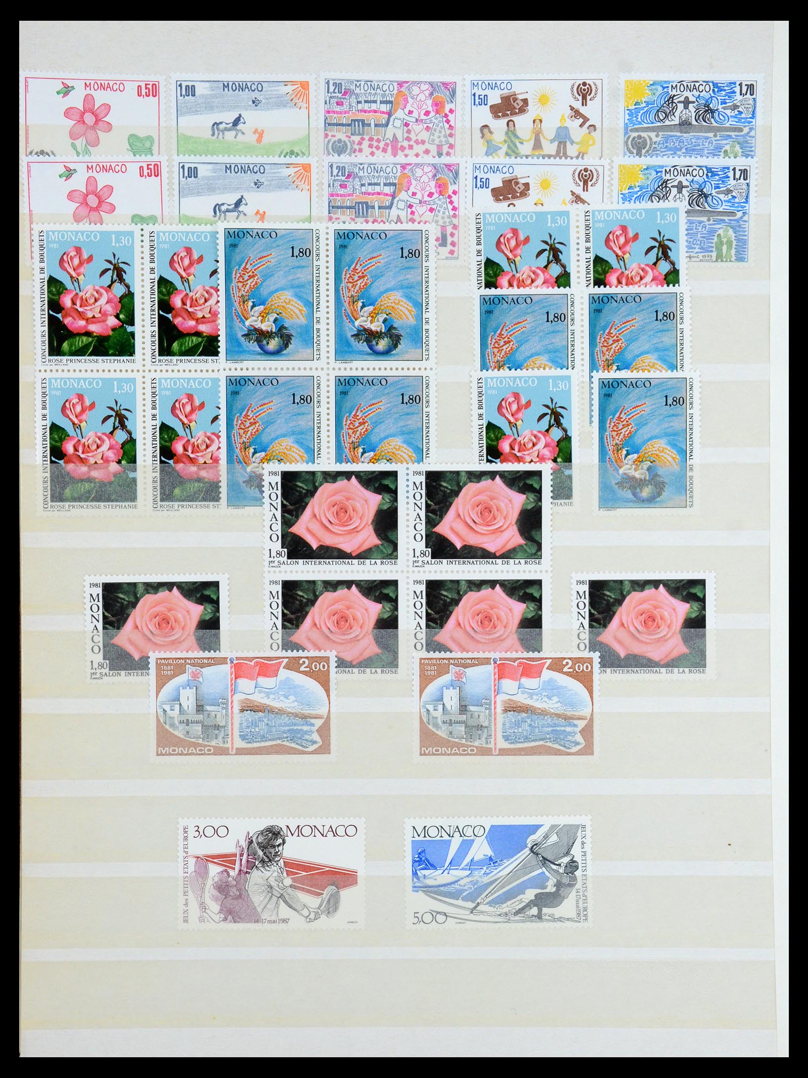 35834 024 - Stamp Collection 35834 Monaco 1940-1981.