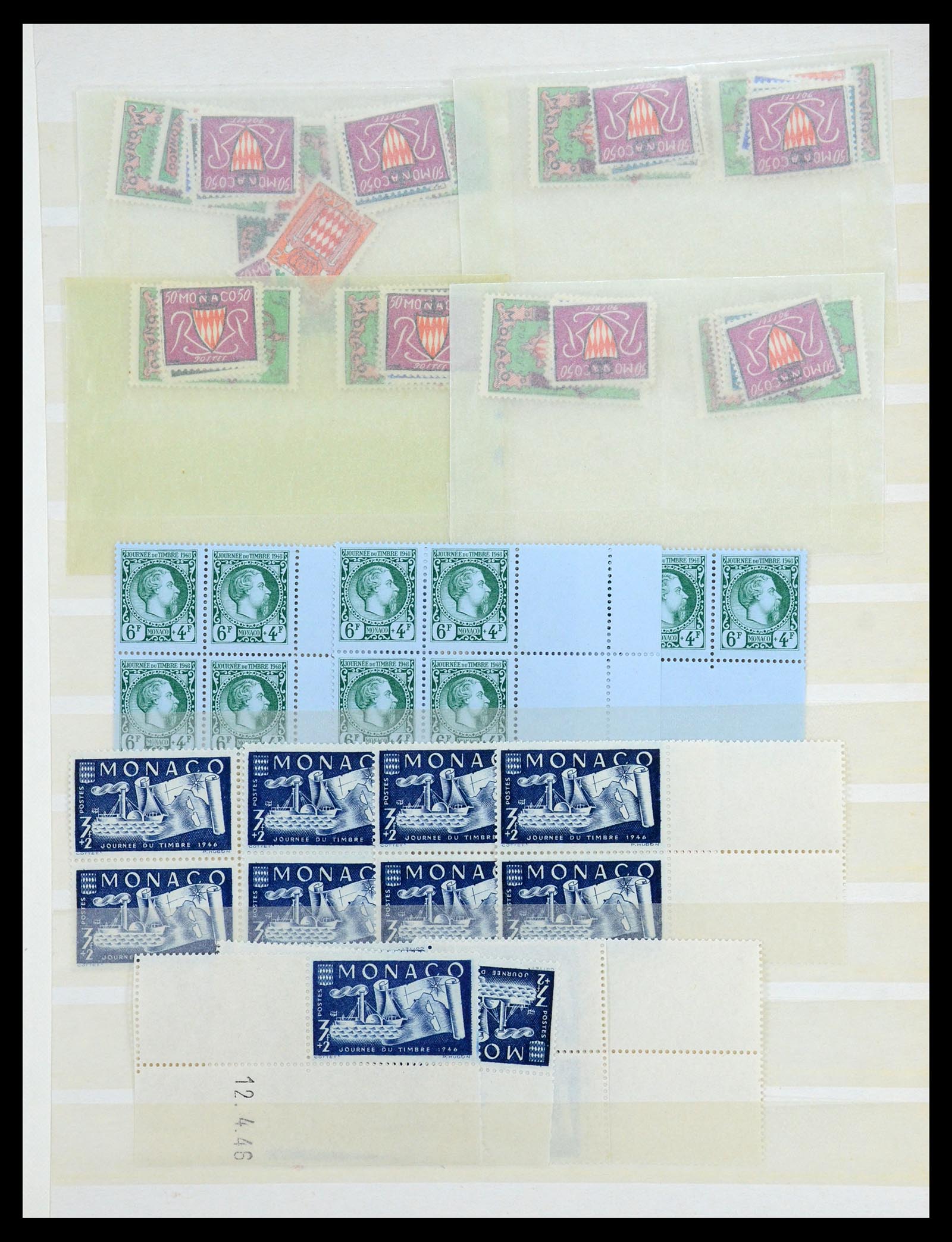 35834 025 - Stamp Collection 35834 Monaco 1940-1981.