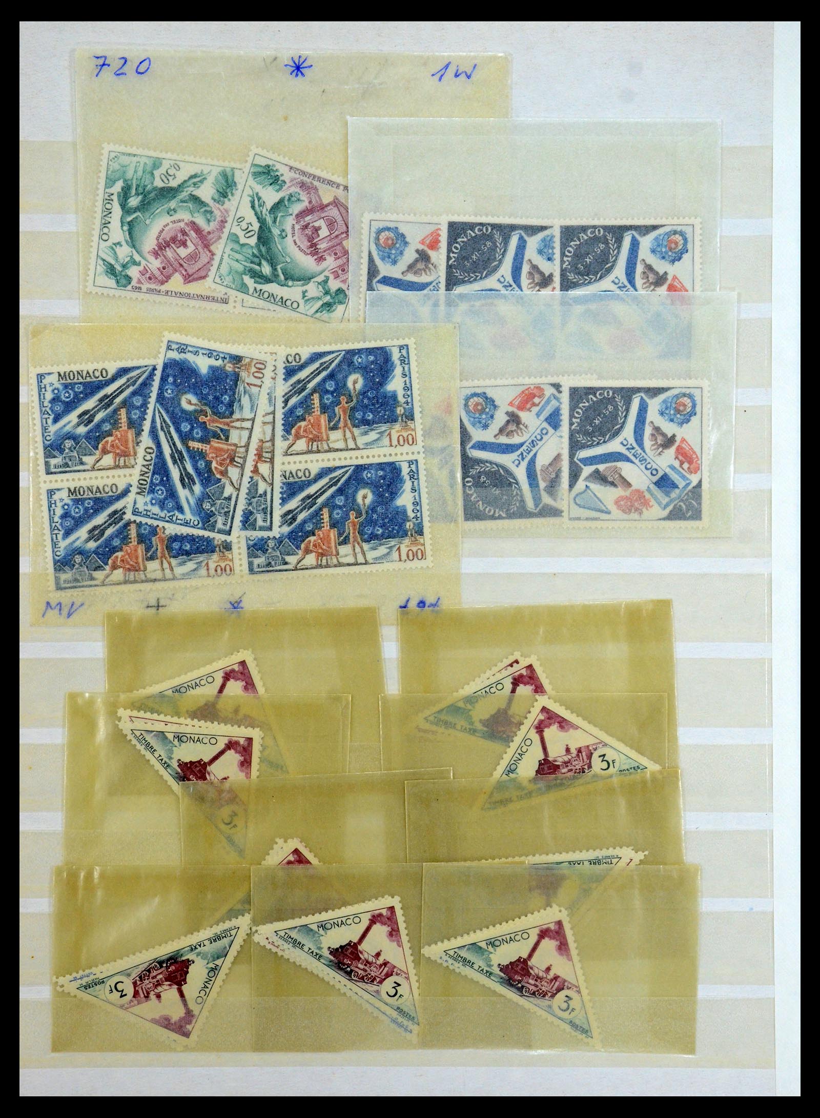 35834 028 - Postzegelverzameling 35834 Monaco 1940-1981.