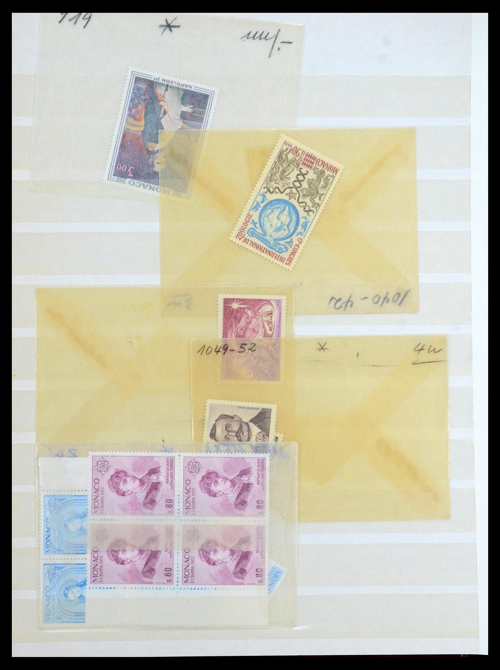 35834 030 - Stamp Collection 35834 Monaco 1940-1981.