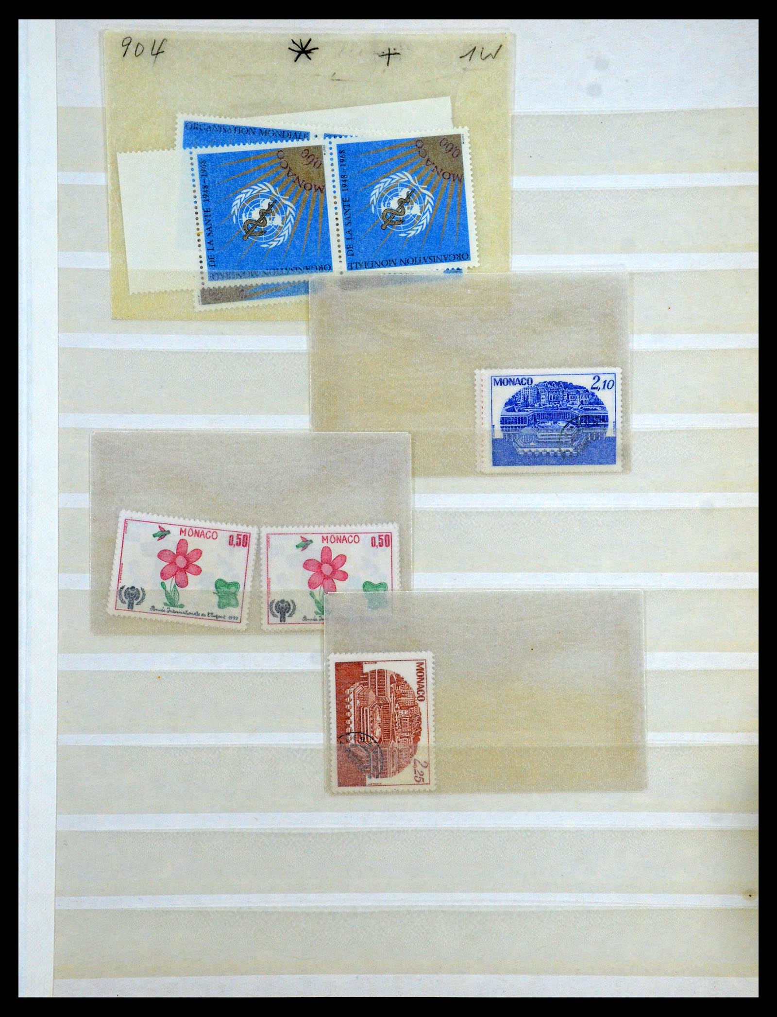 35834 031 - Postzegelverzameling 35834 Monaco 1940-1981.