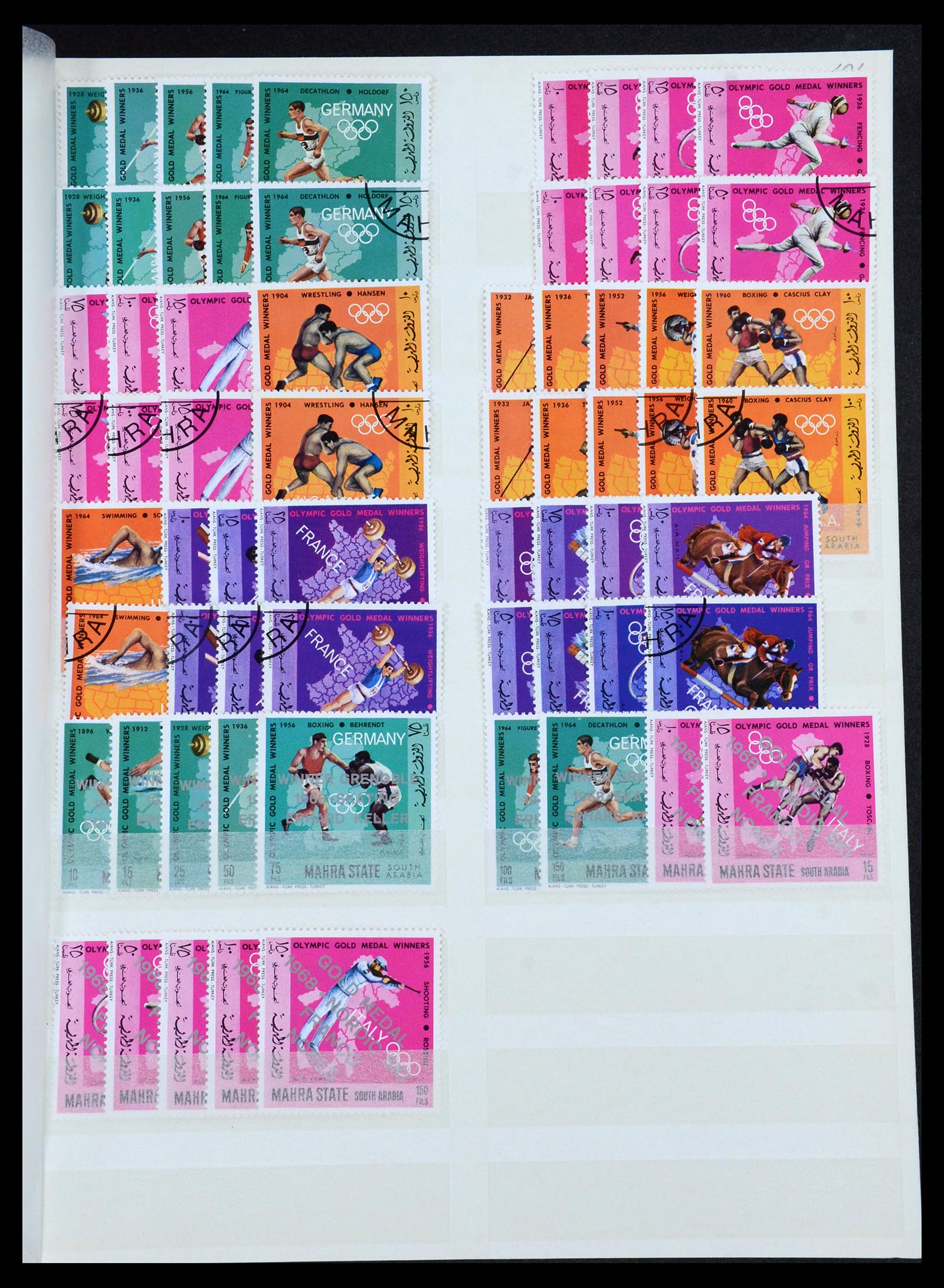35835 003 - Postzegelverzameling 35835 Arabische landen 1948-1980.