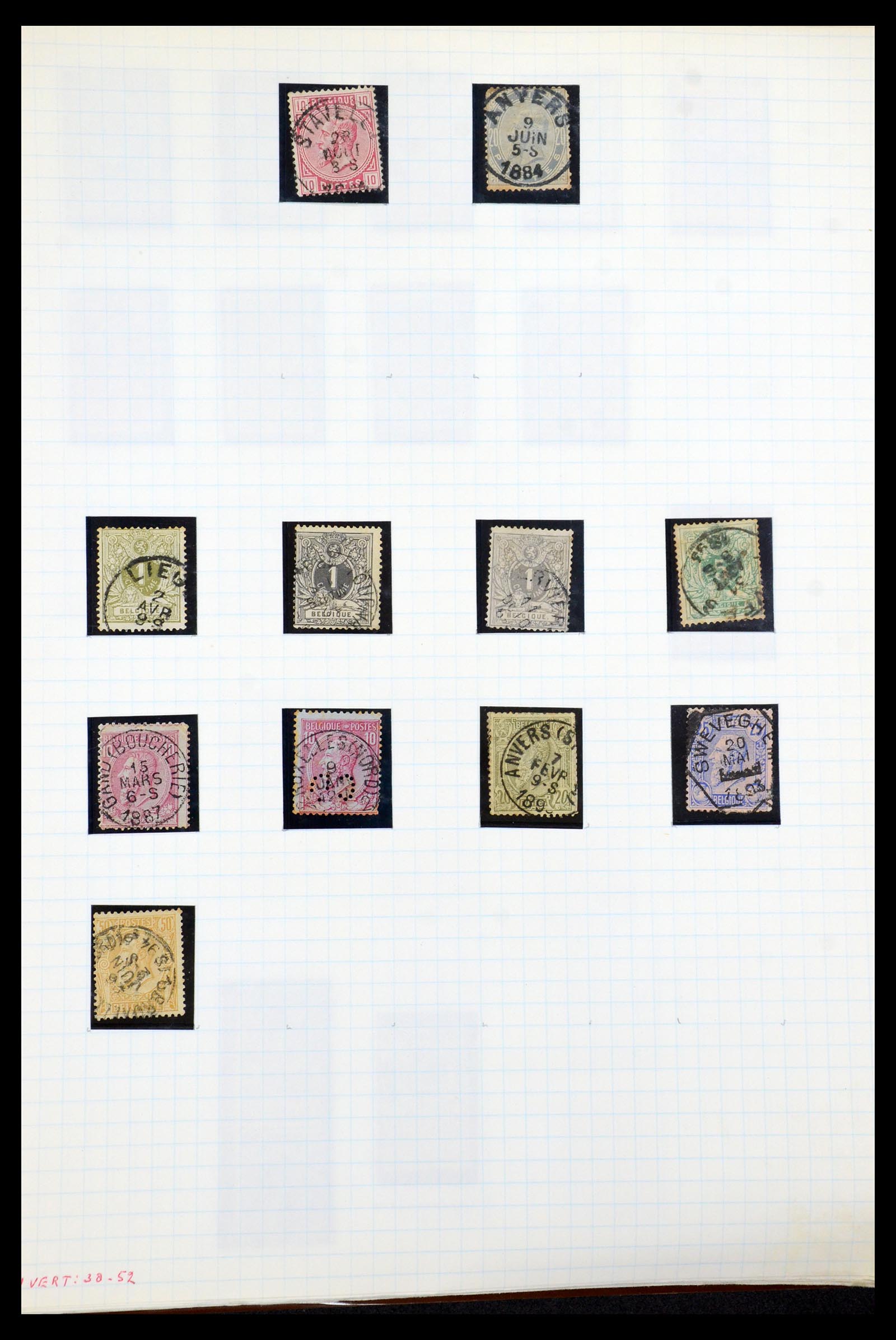 35837 003 - Stamp Collection 35837 Belgium 1860-2008.