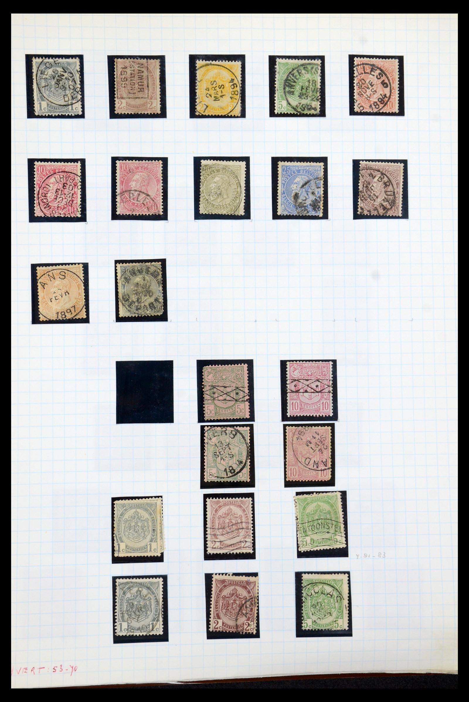 35837 005 - Stamp Collection 35837 Belgium 1860-2008.