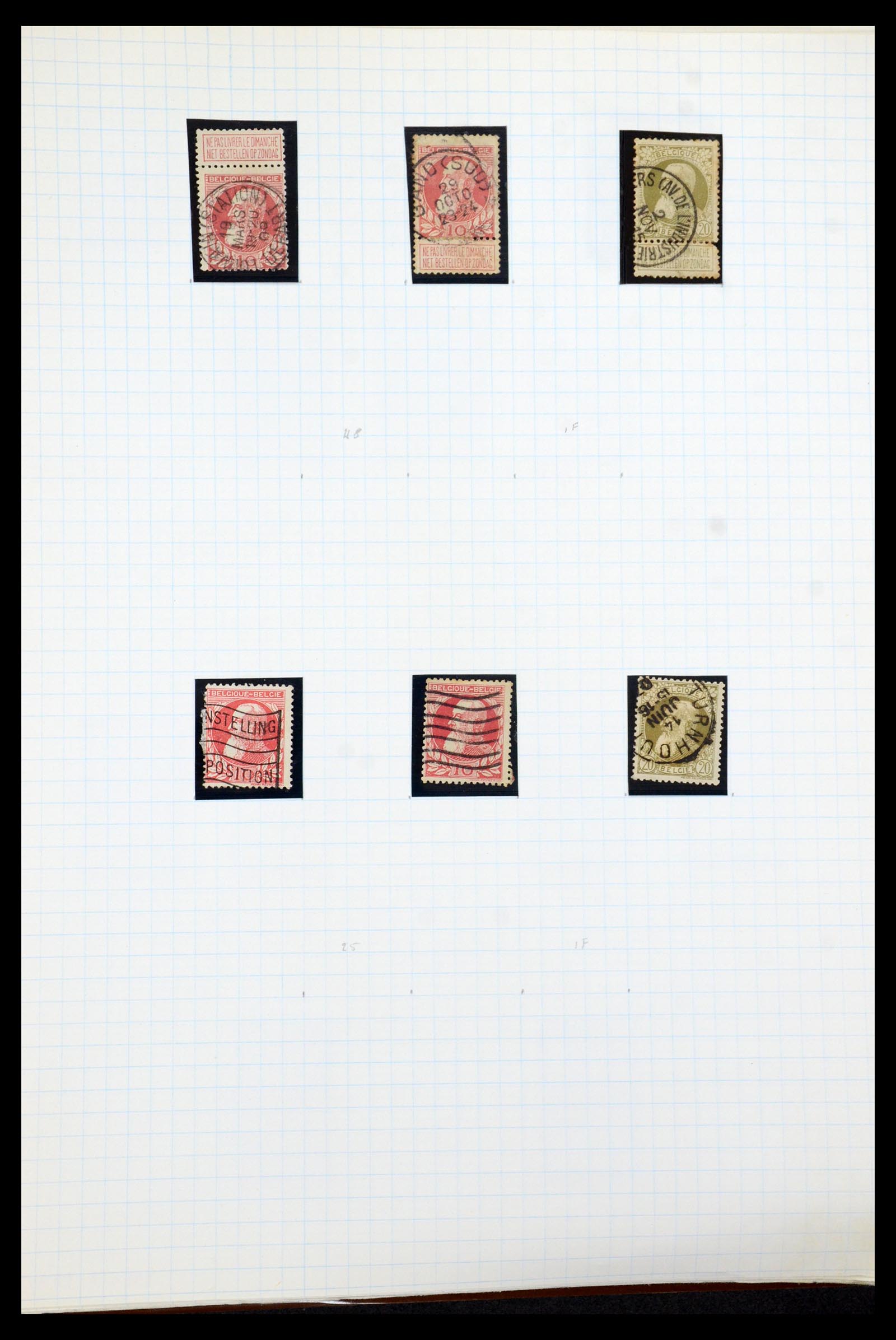 35837 007 - Stamp Collection 35837 Belgium 1860-2008.