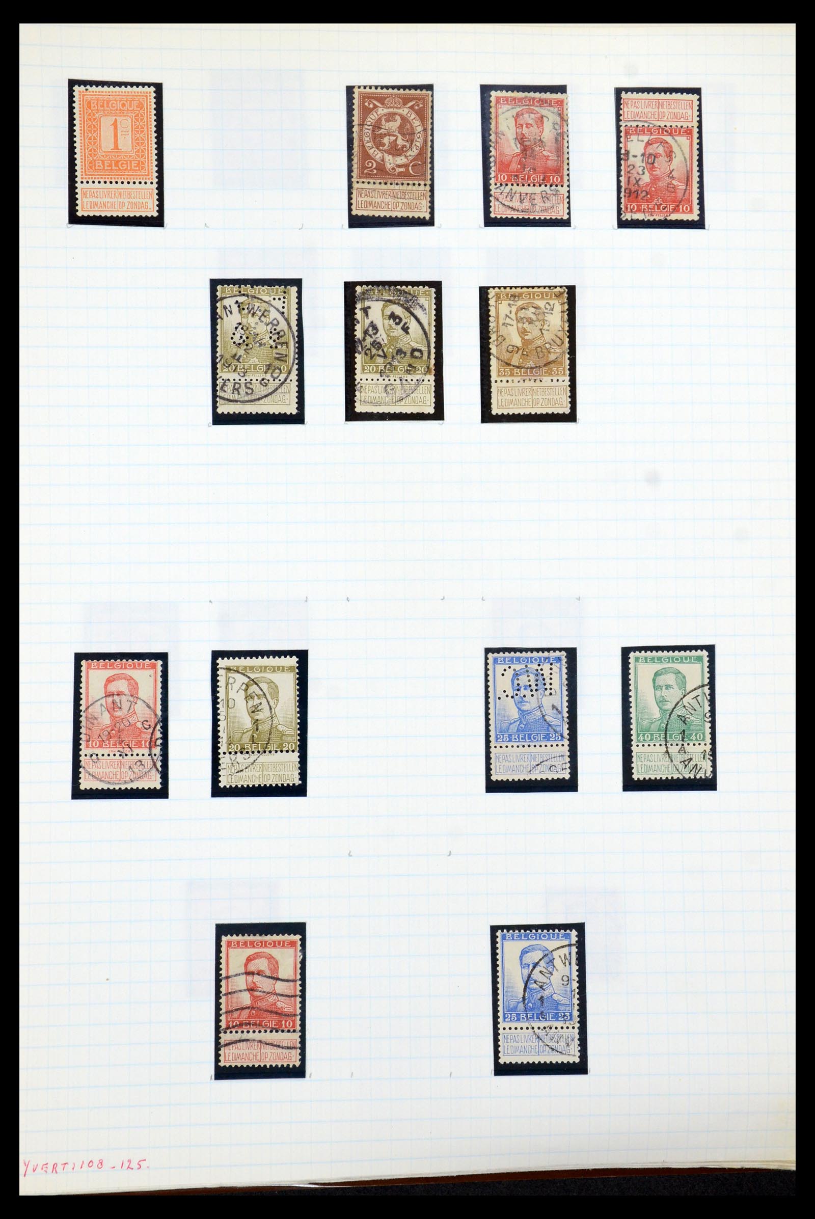 35837 009 - Stamp Collection 35837 Belgium 1860-2008.
