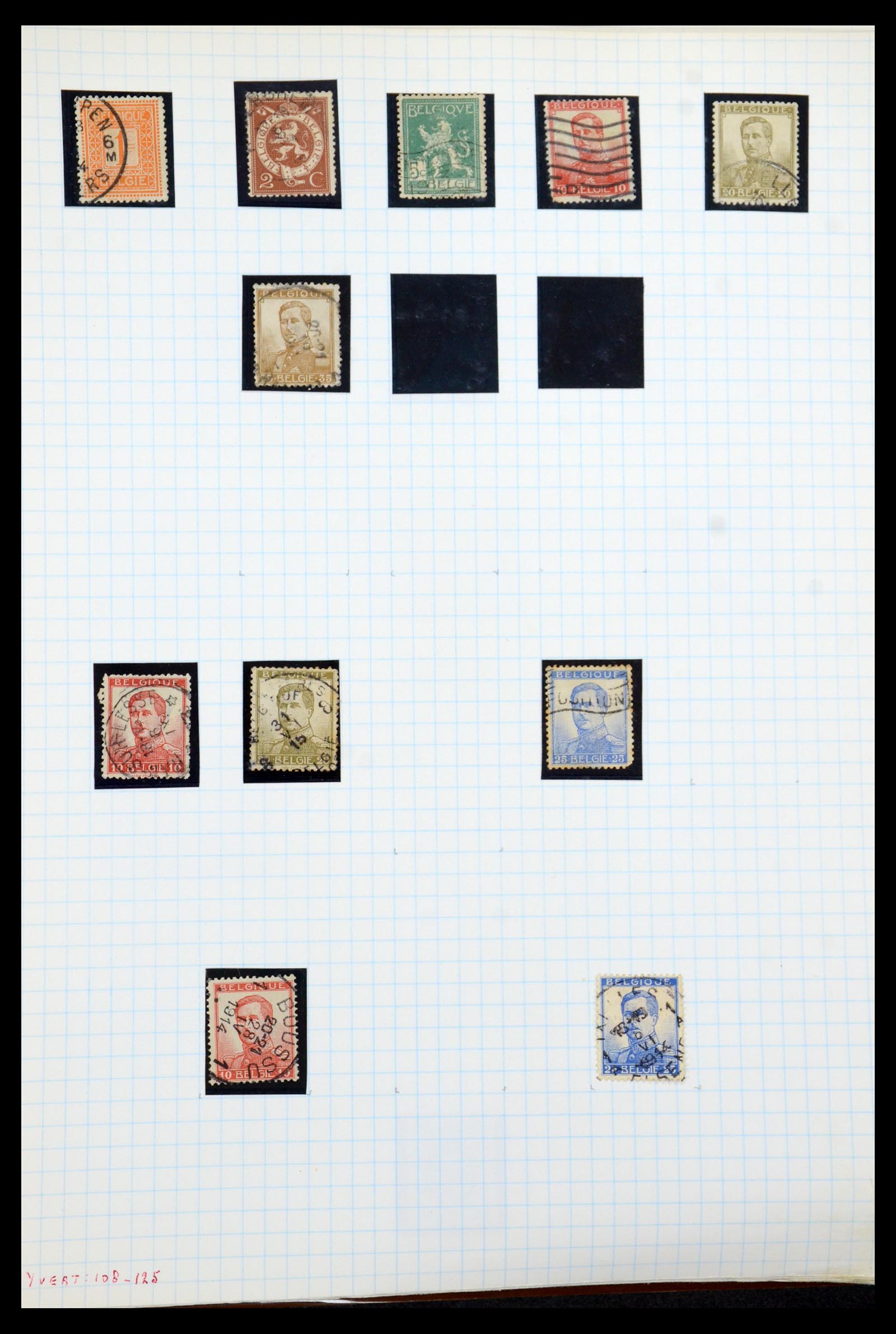 35837 010 - Stamp Collection 35837 Belgium 1860-2008.