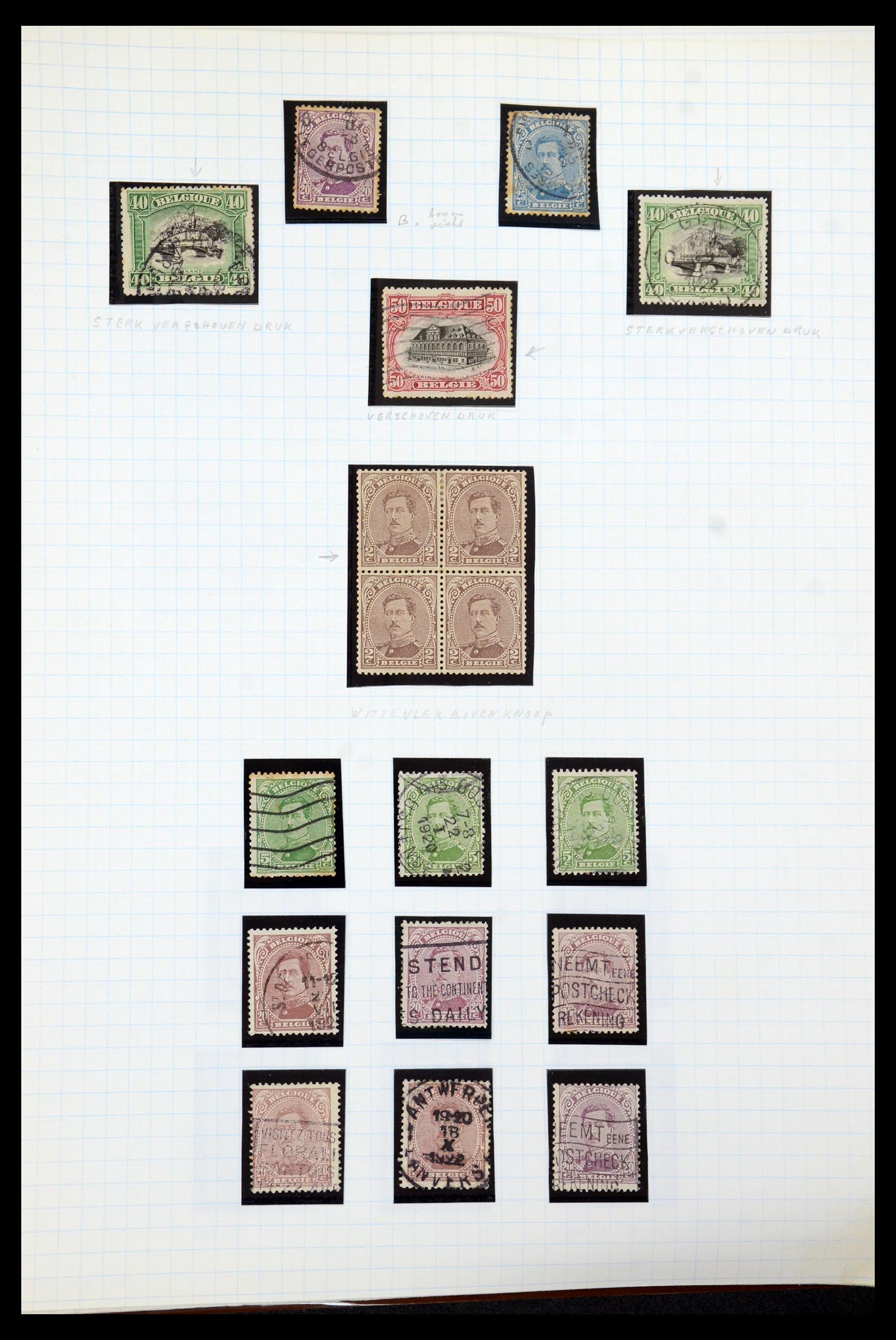 35837 014 - Stamp Collection 35837 Belgium 1860-2008.