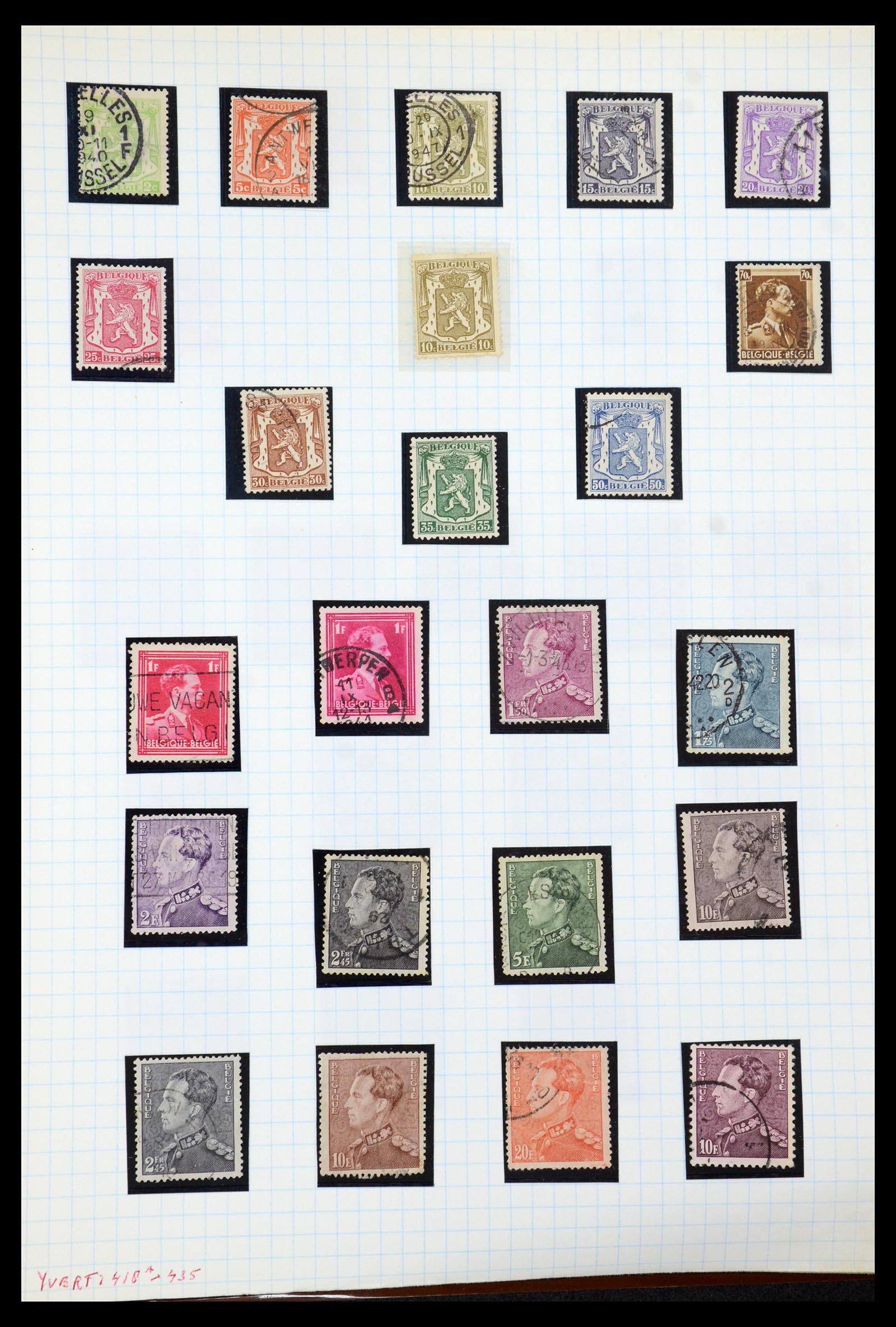 35837 034 - Stamp Collection 35837 Belgium 1860-2008.
