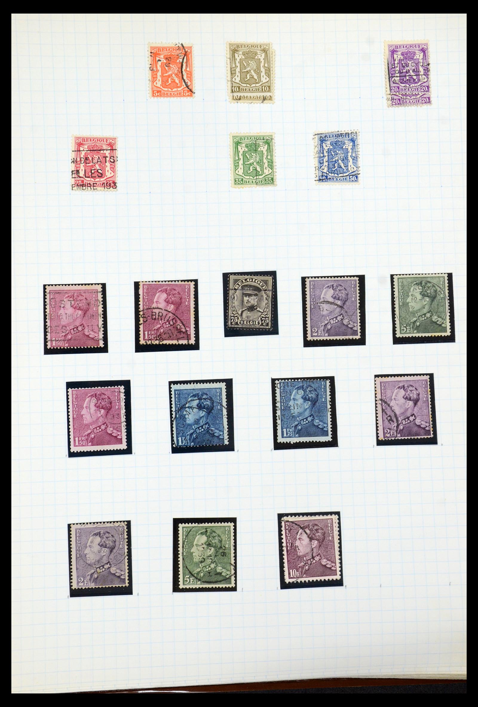 35837 035 - Stamp Collection 35837 Belgium 1860-2008.