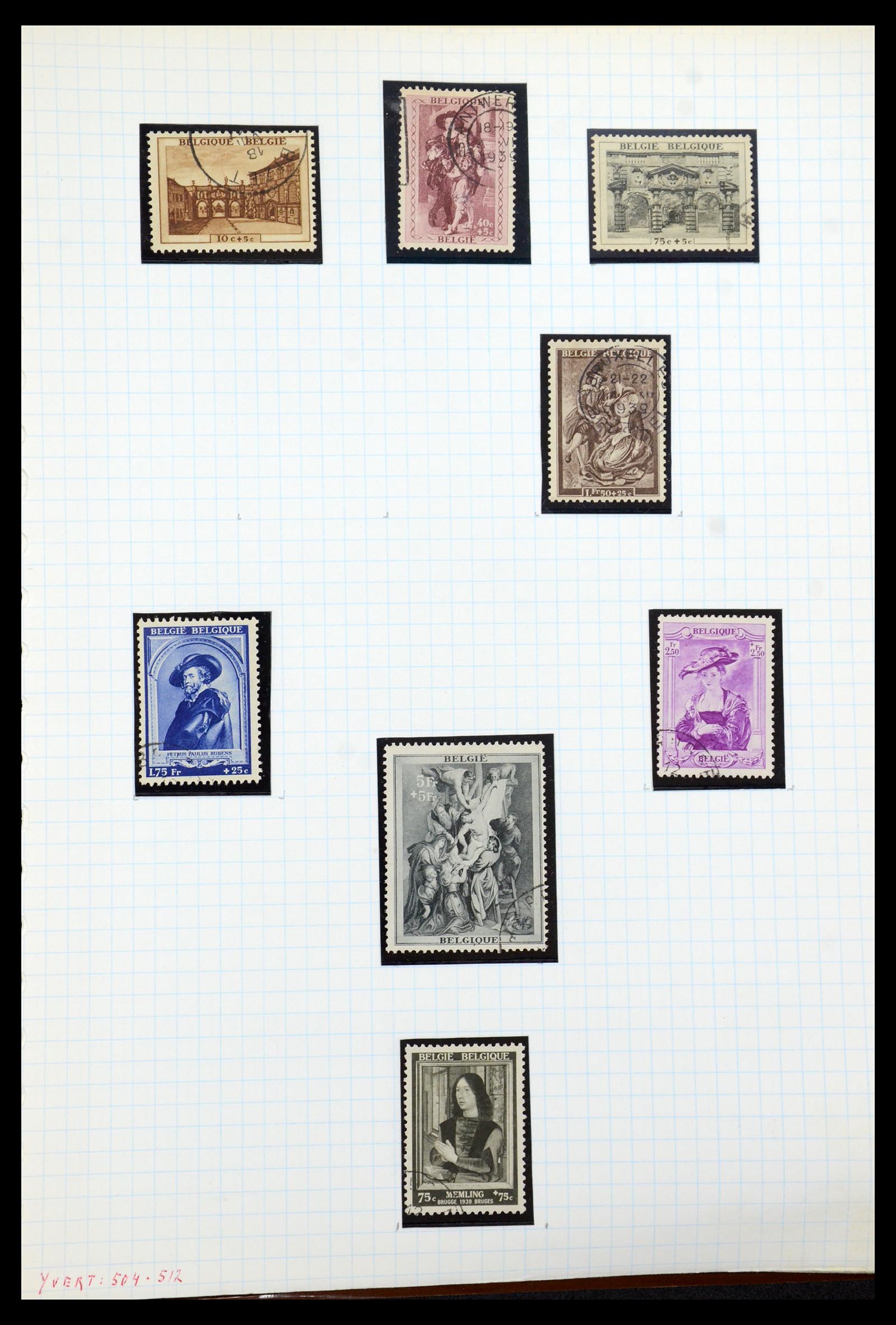 35837 042 - Stamp Collection 35837 Belgium 1860-2008.
