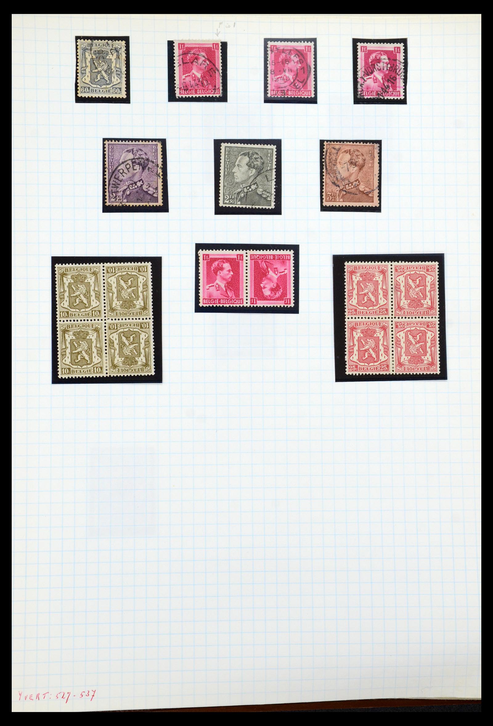 35837 044 - Stamp Collection 35837 Belgium 1860-2008.