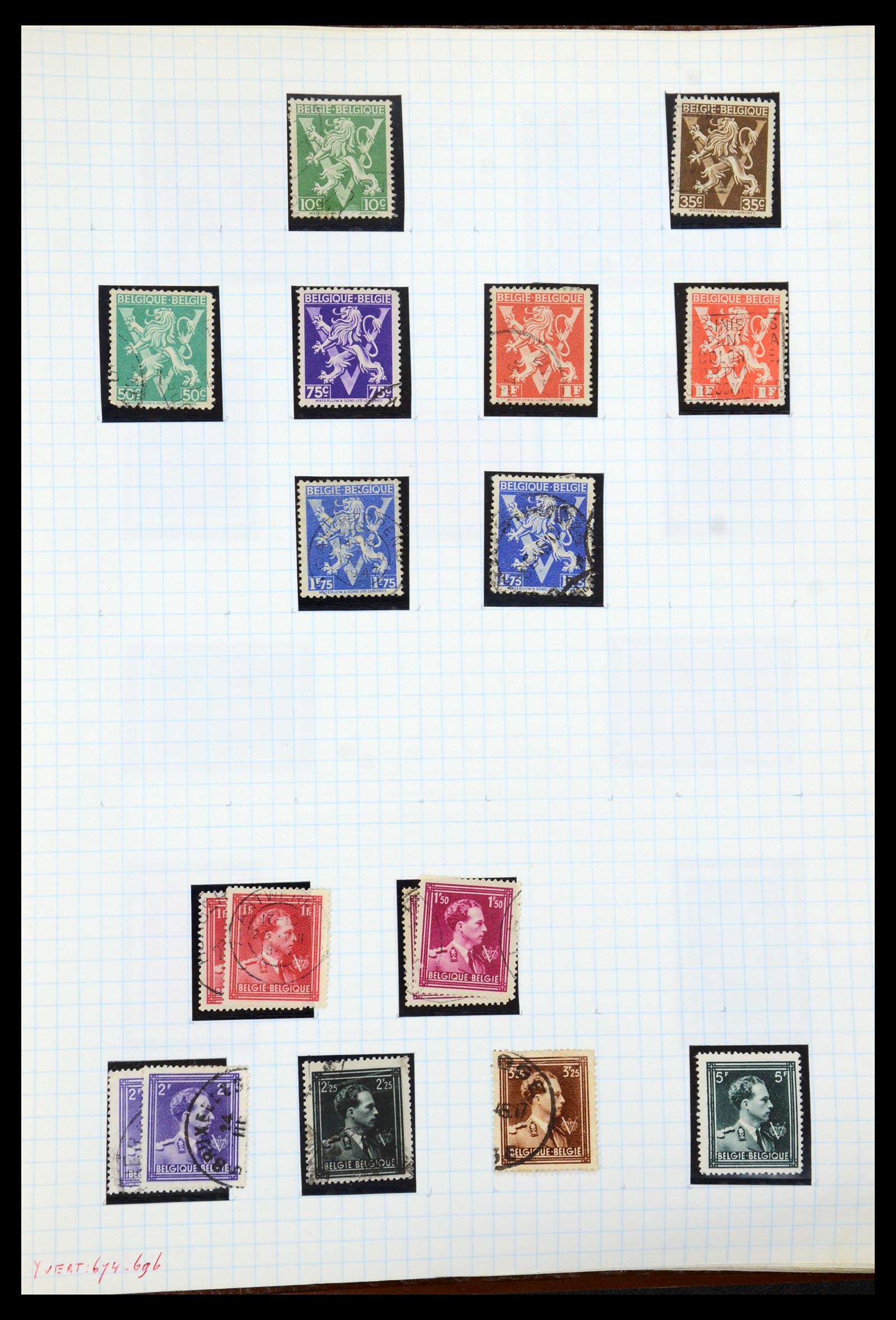 35837 053 - Stamp Collection 35837 Belgium 1860-2008.