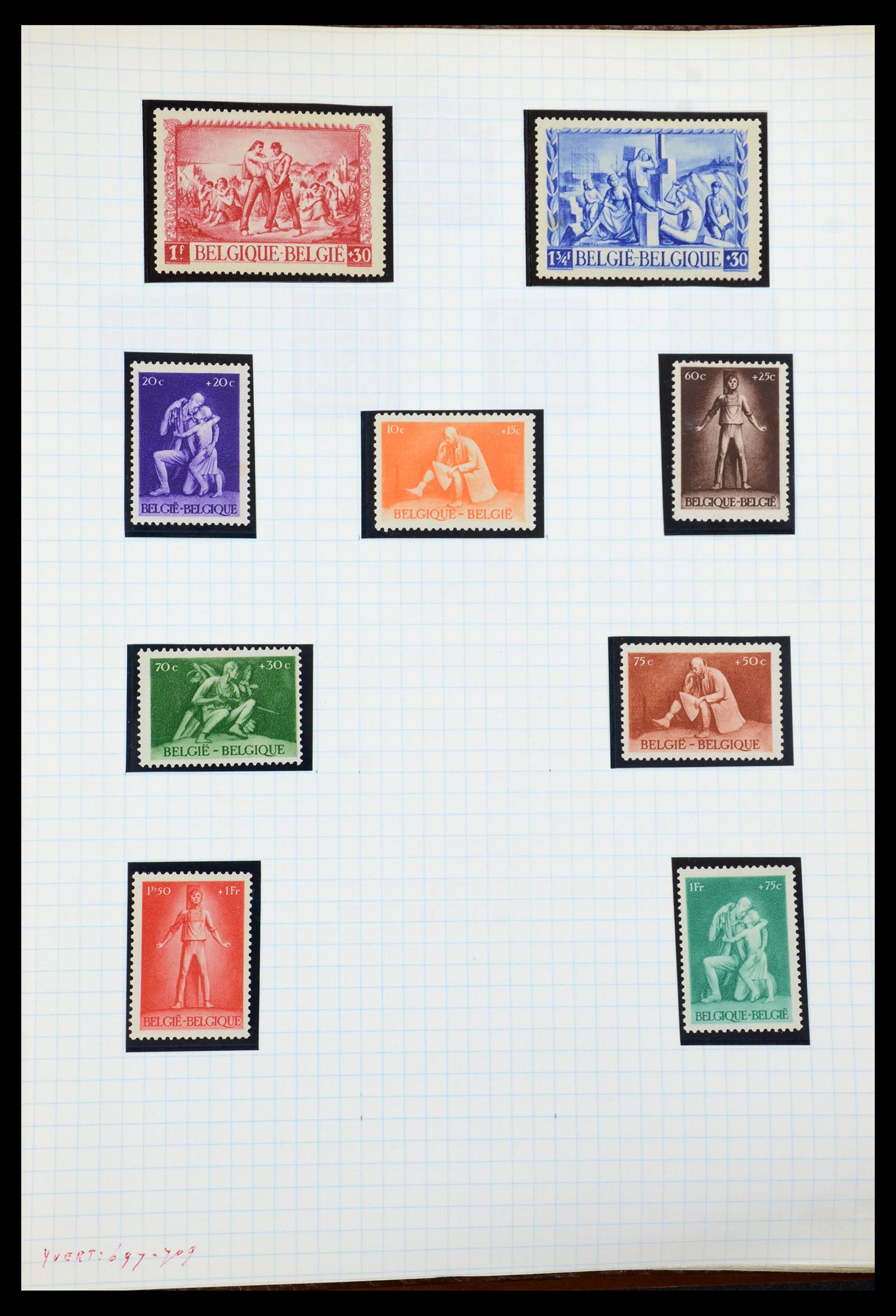 35837 054 - Stamp Collection 35837 Belgium 1860-2008.