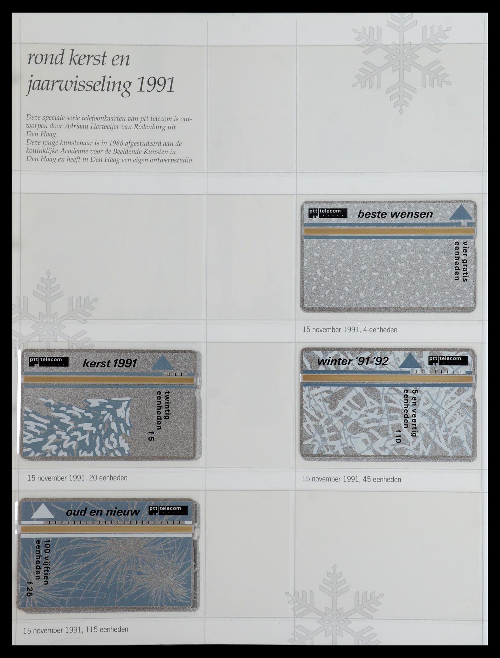 35839 012 - Postzegelverzameling 35839 Nederland telefoonkaarten 1986-2002.