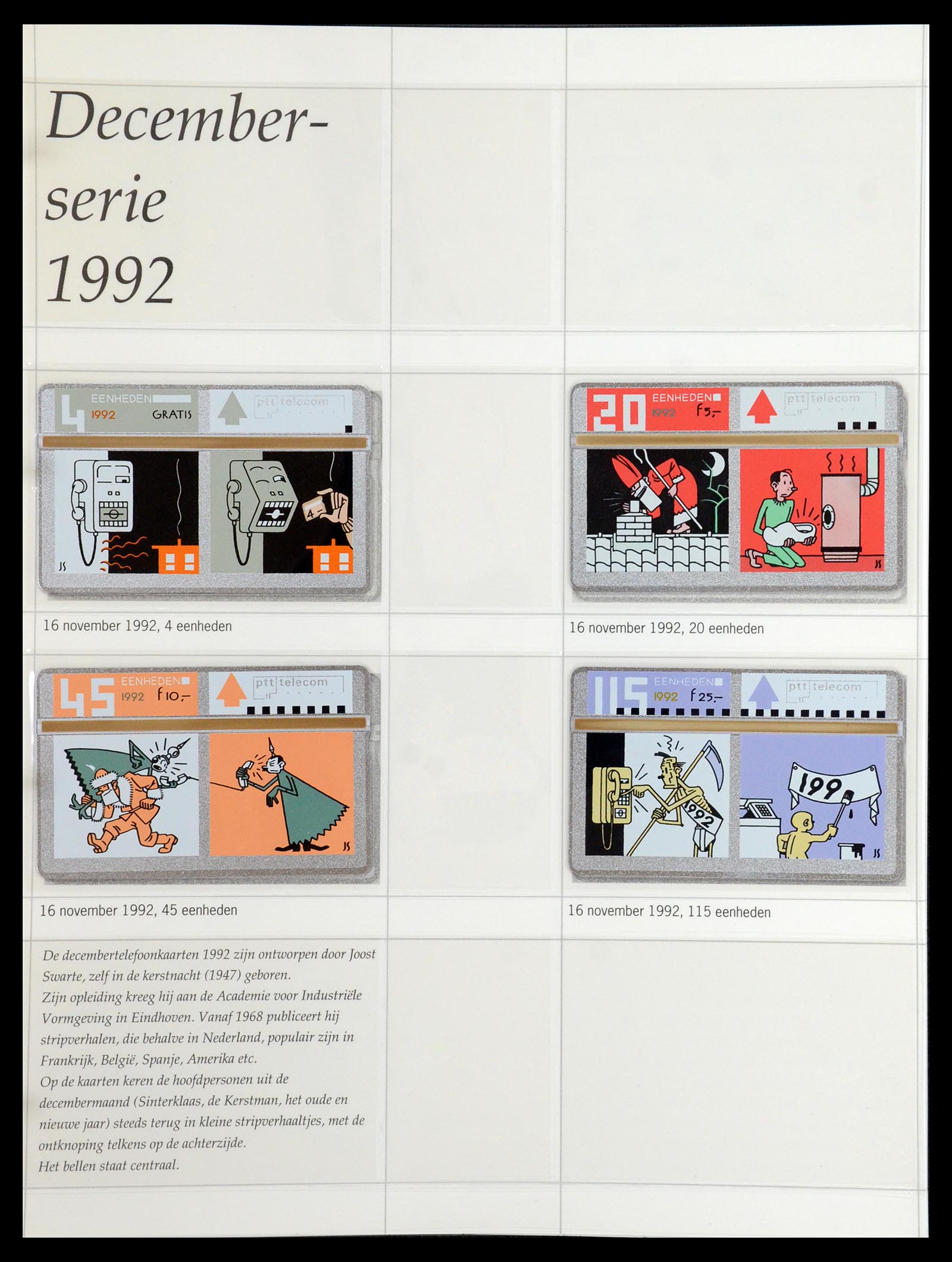 35839 016 - Postzegelverzameling 35839 Nederland telefoonkaarten 1986-2002.